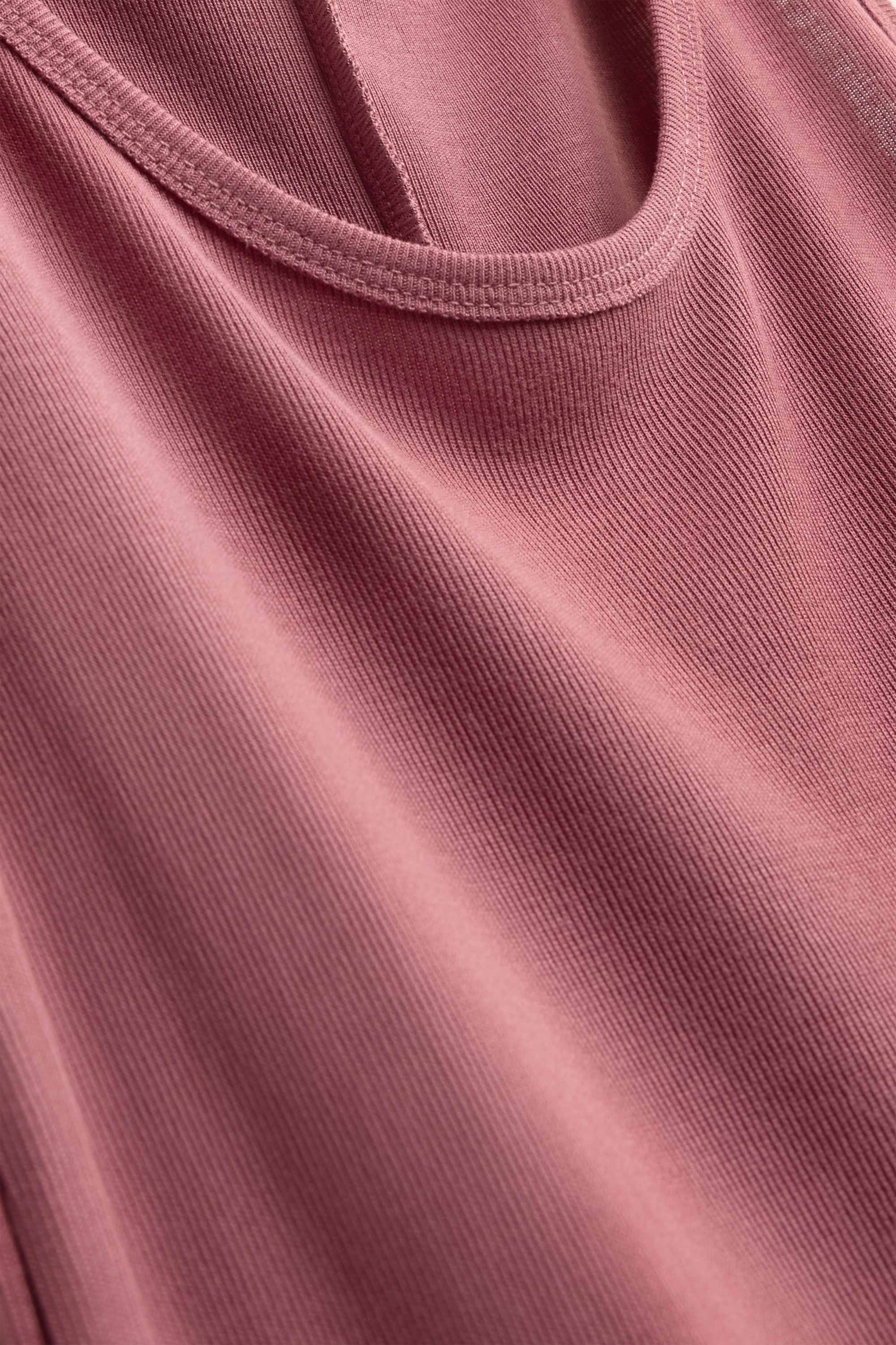 Top - ribbed red