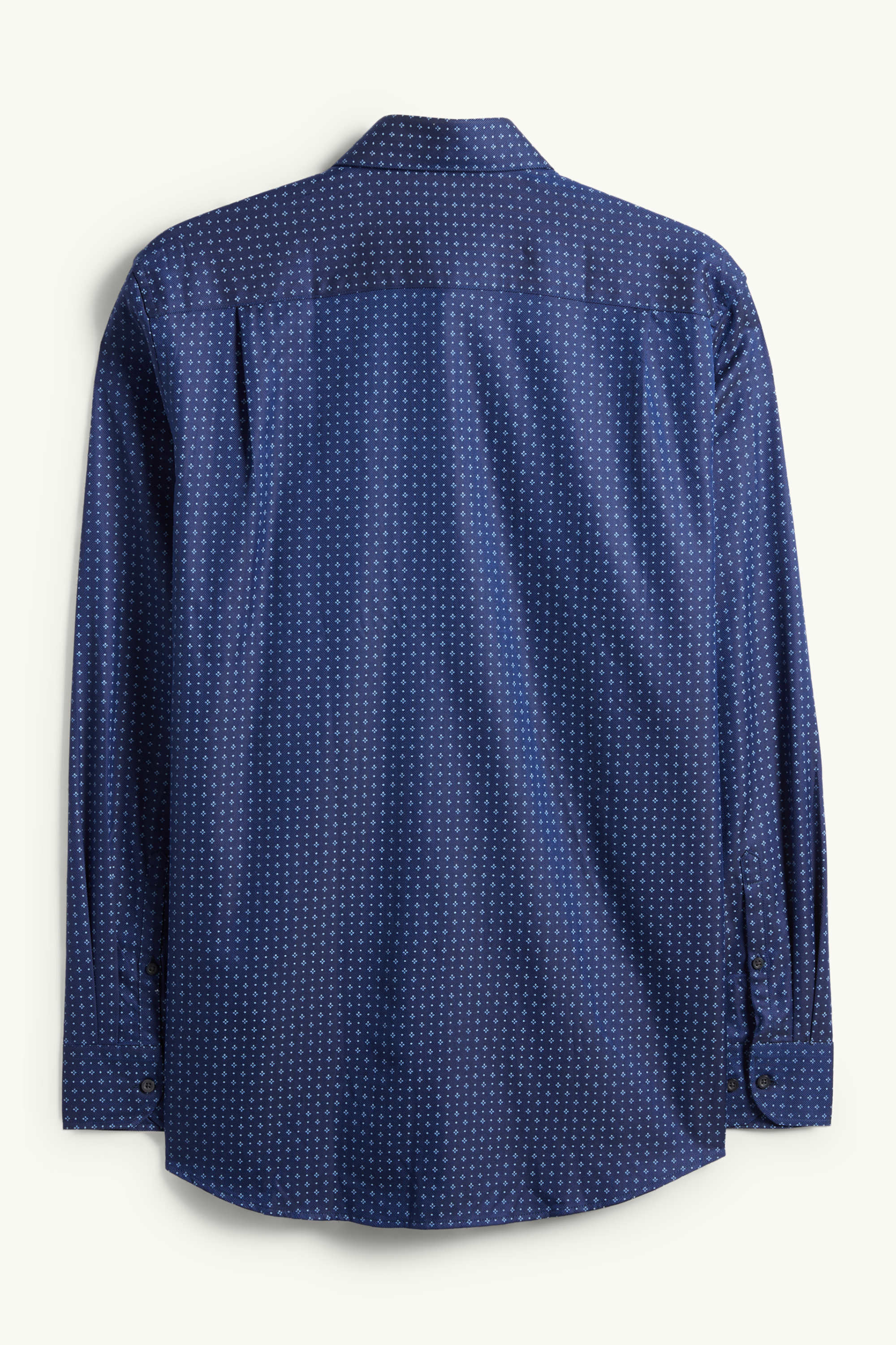 Business shirt - regular fit - cutaway collar - easy-iron dark blue