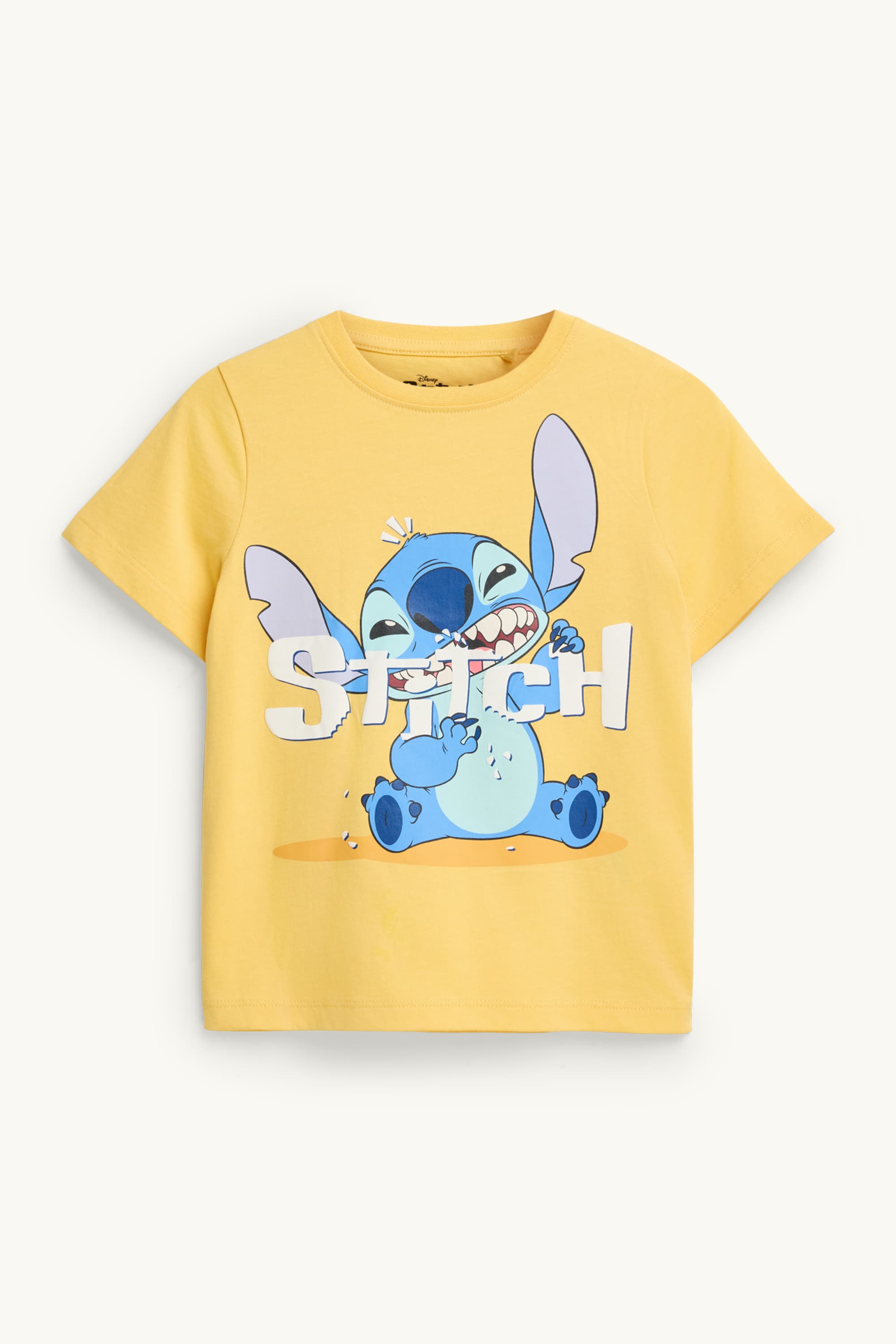 Lilo & Stitch - short sleeve T-shirt yellow