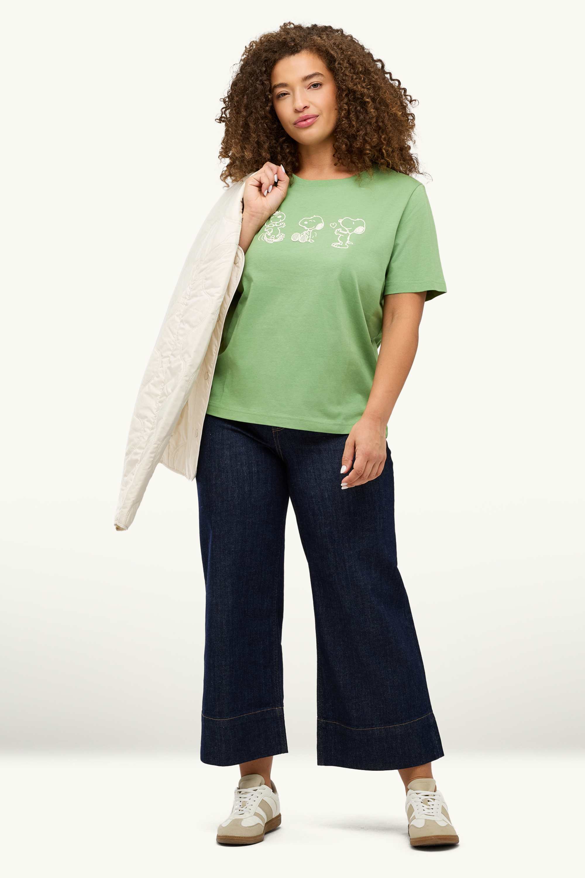 T-shirt - regular fit - Snoopy green