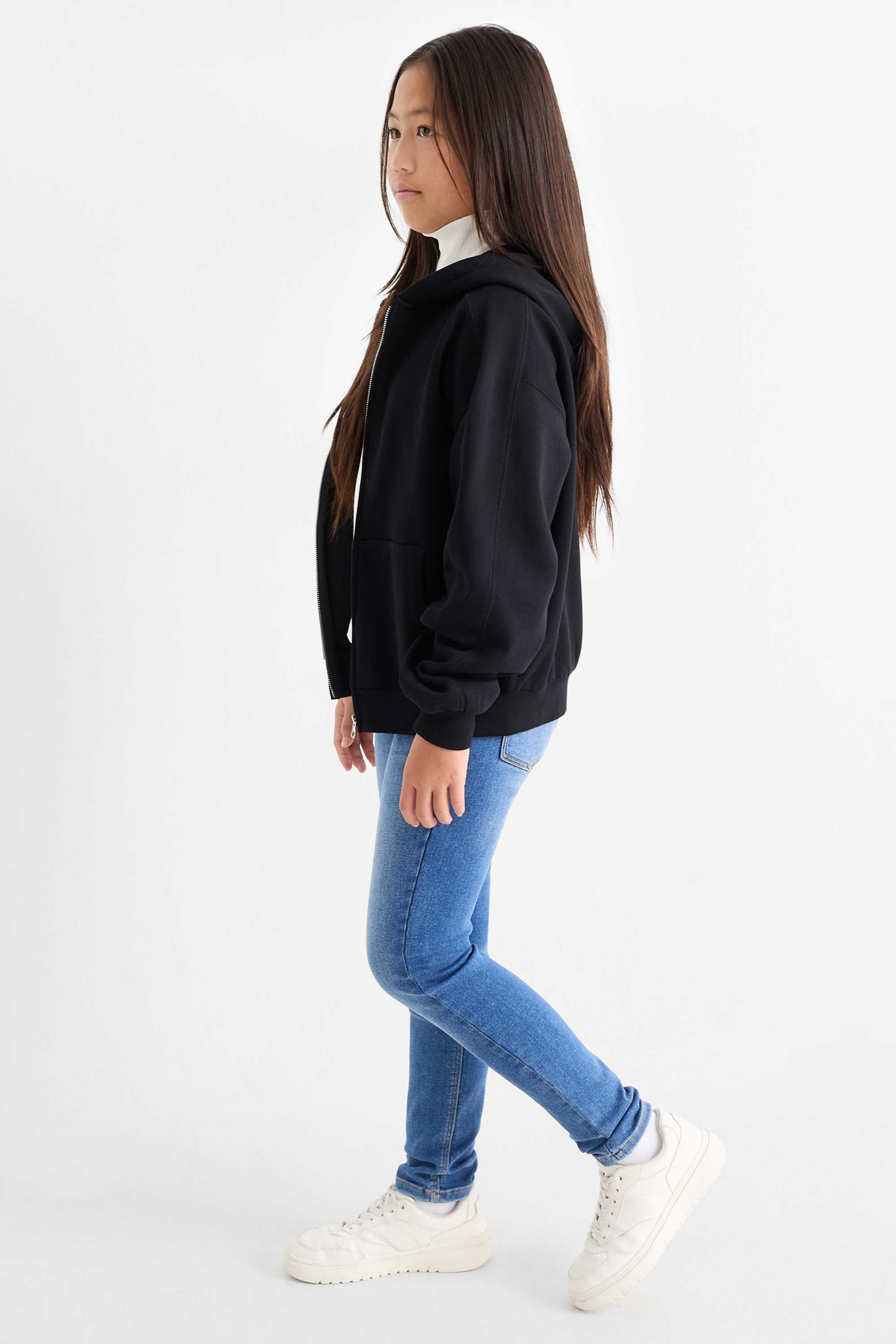 Skinny jeans - thermal jeans blue denim
