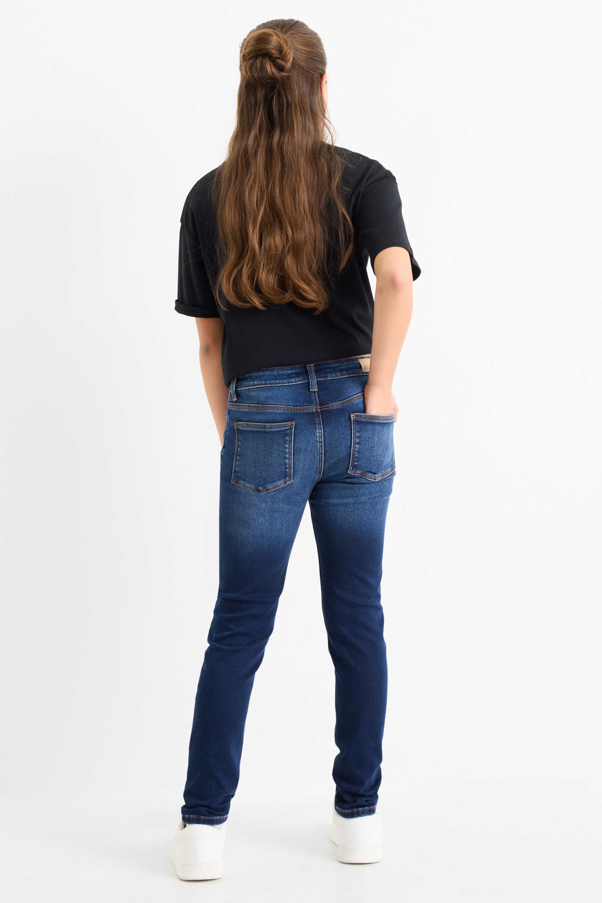 Skinny jeans - thermal jeans denim-dark blue