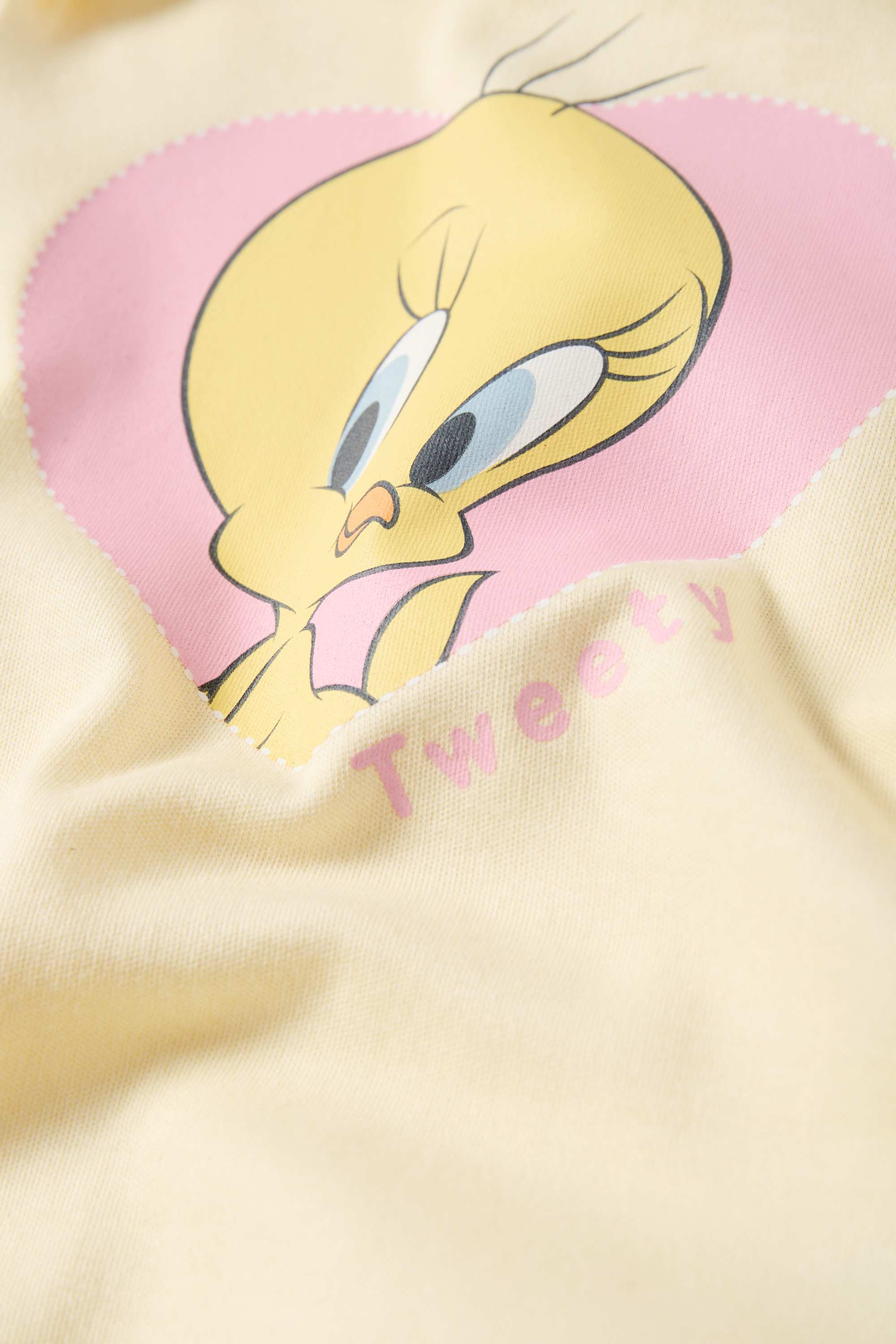 Tweety - baby bodysuit light yellow