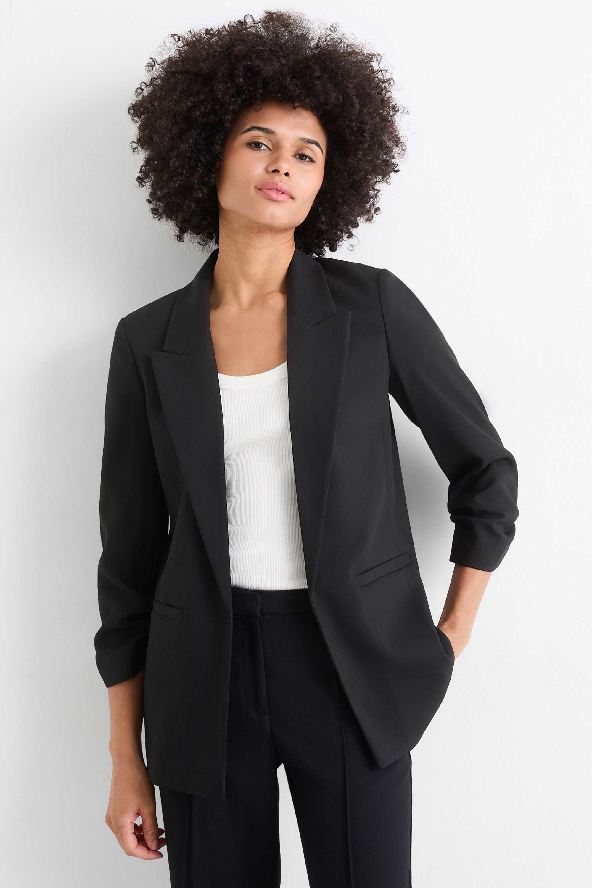 Business blazer - regular fit black