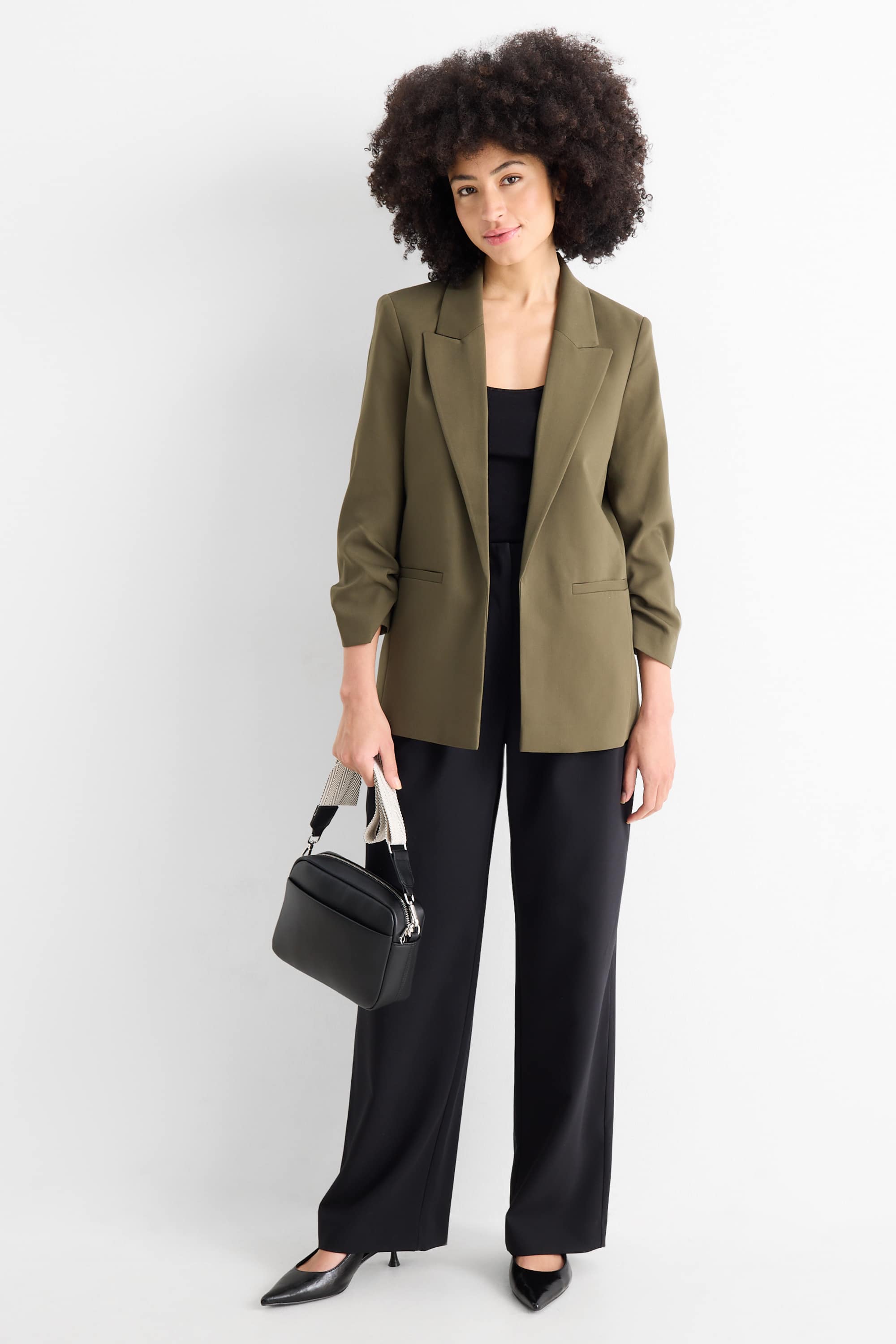 Business blazer - regular fit khaki