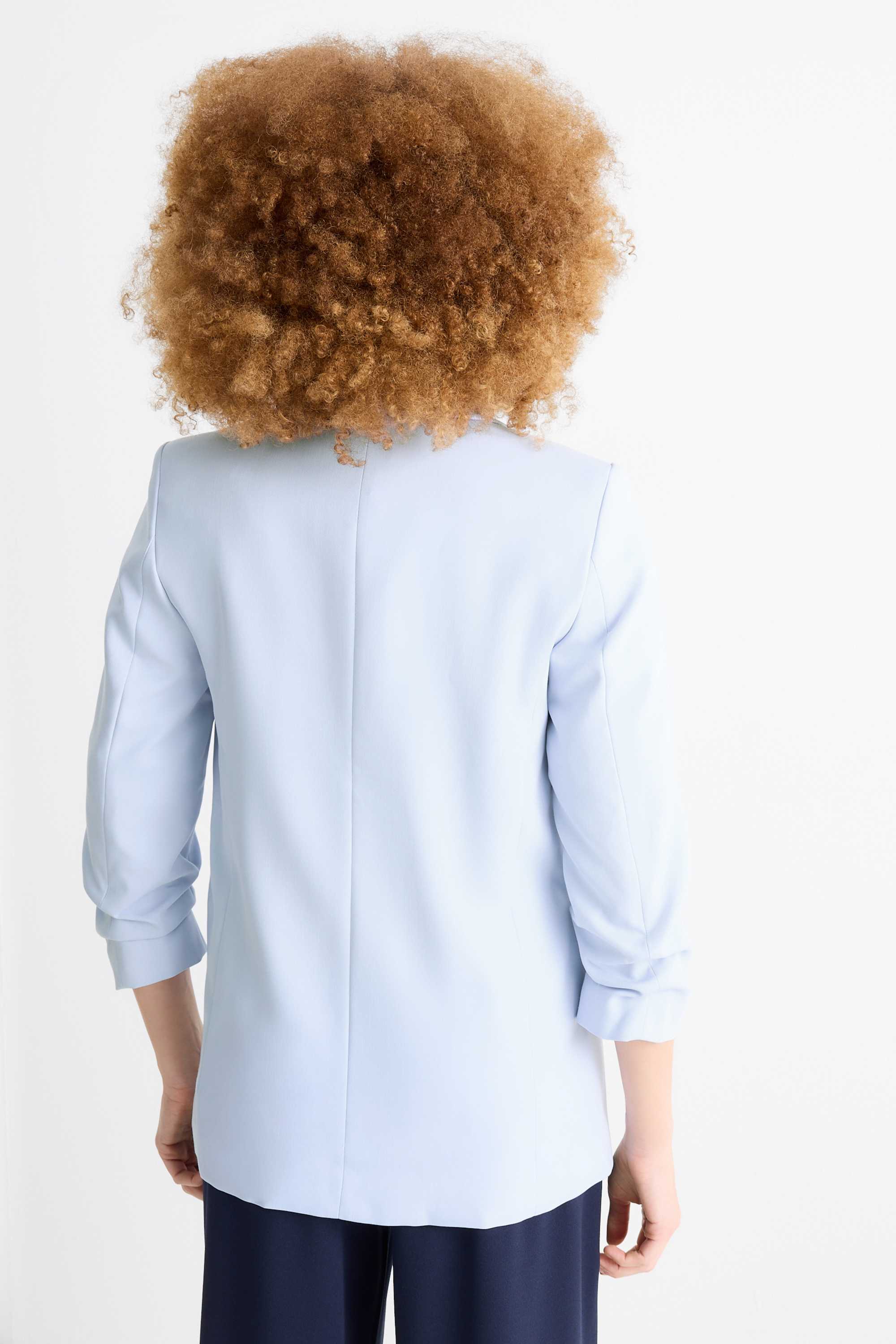 Business blazer - regular fit light blue