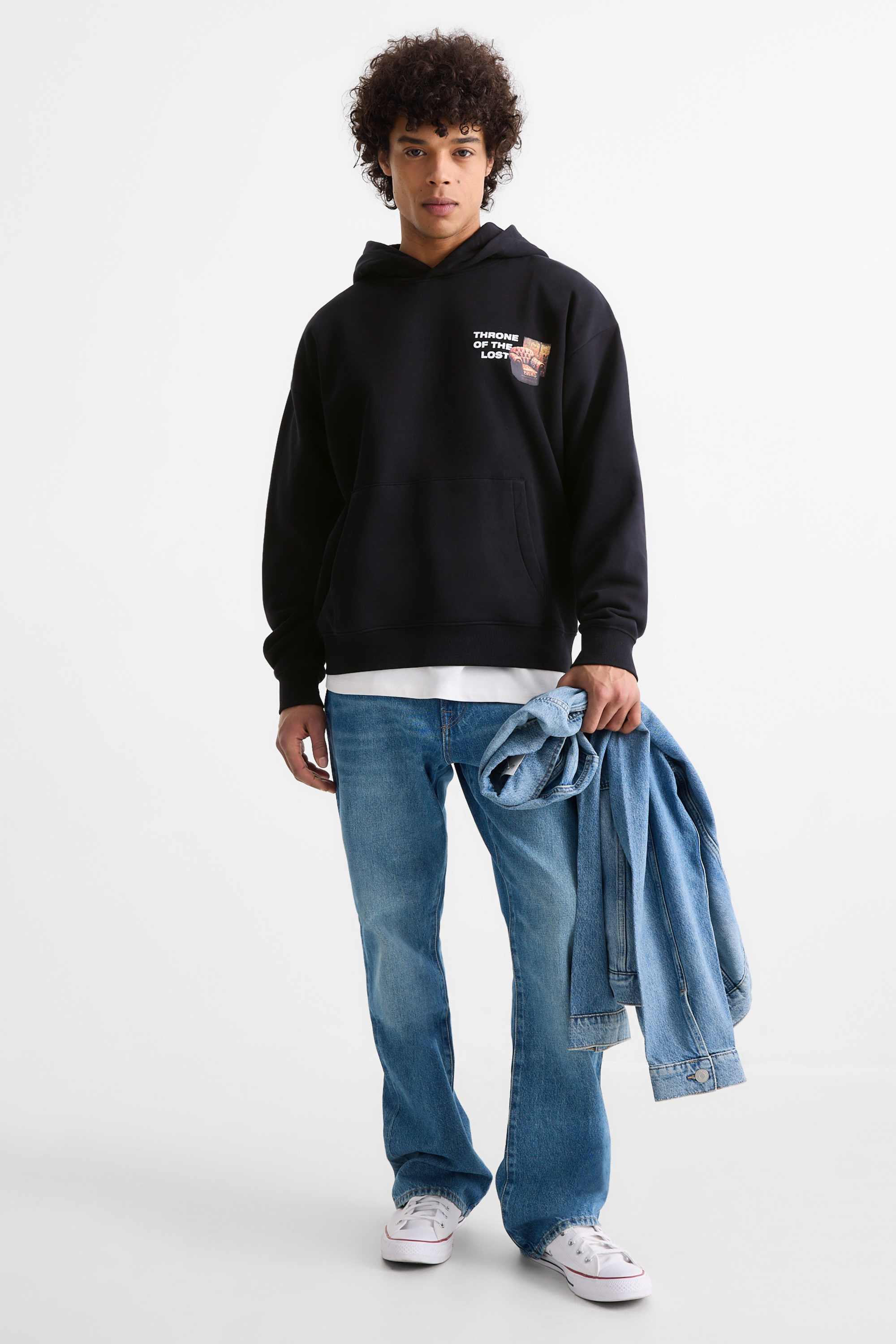 Oversized hoodie black