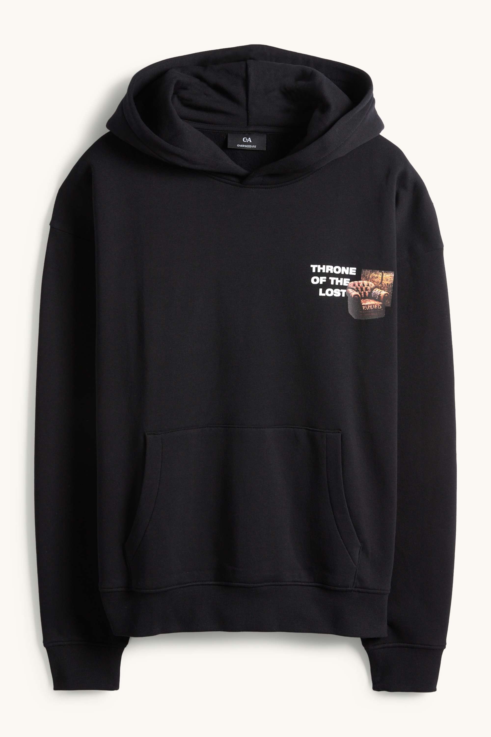 Oversized hoodie black