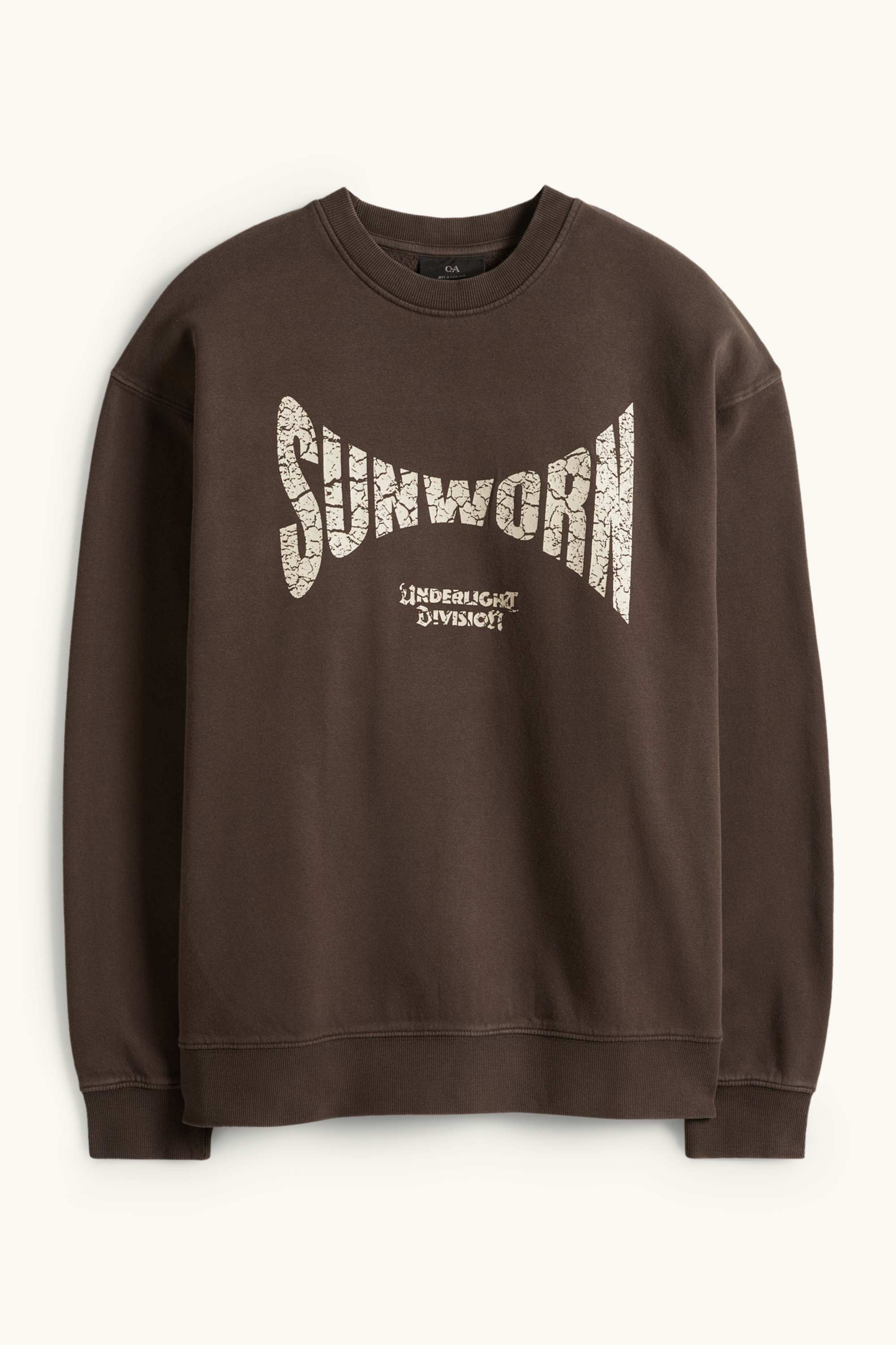 Oversized sweatshirt brown