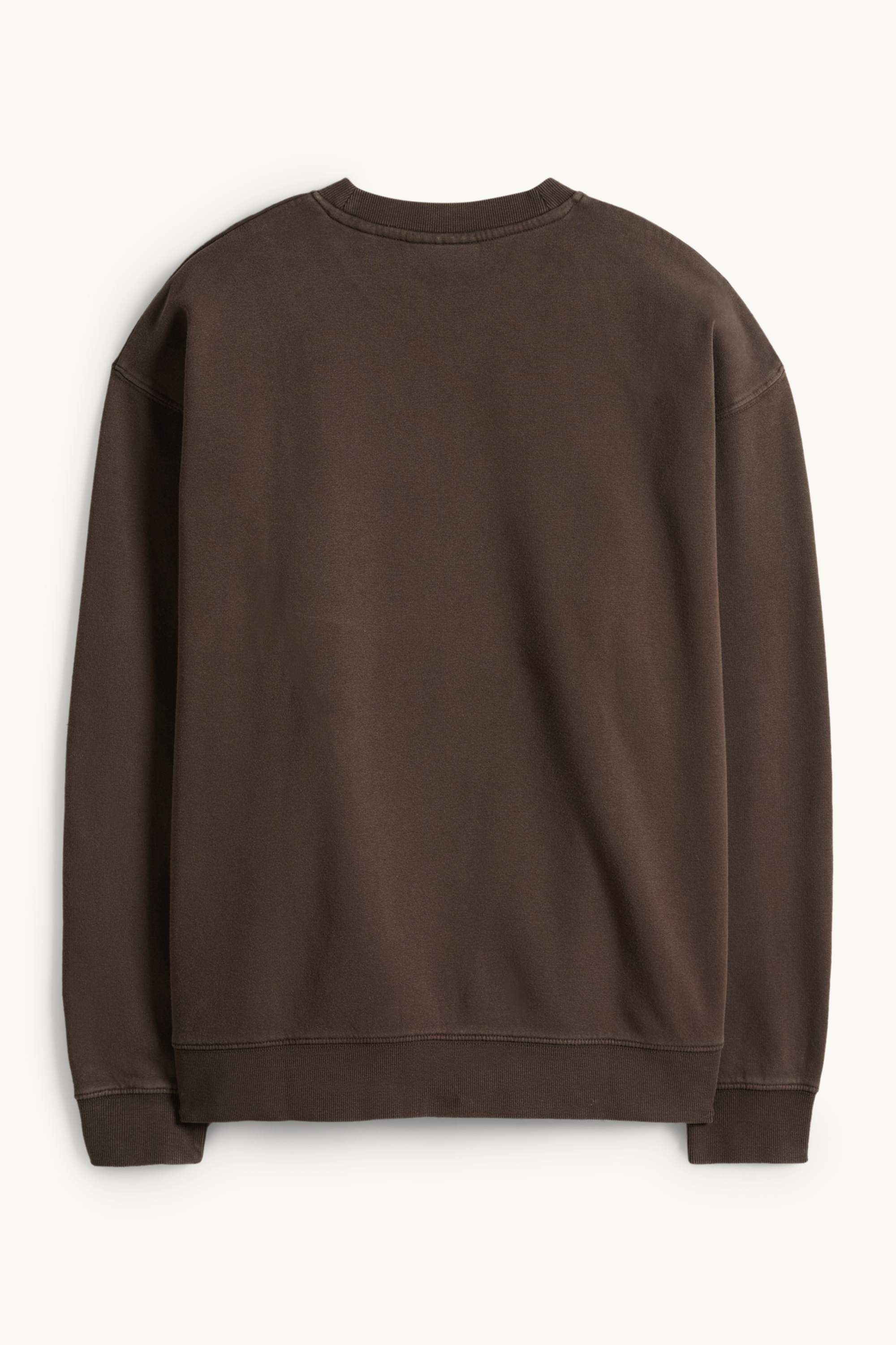 Oversized sweatshirt brown