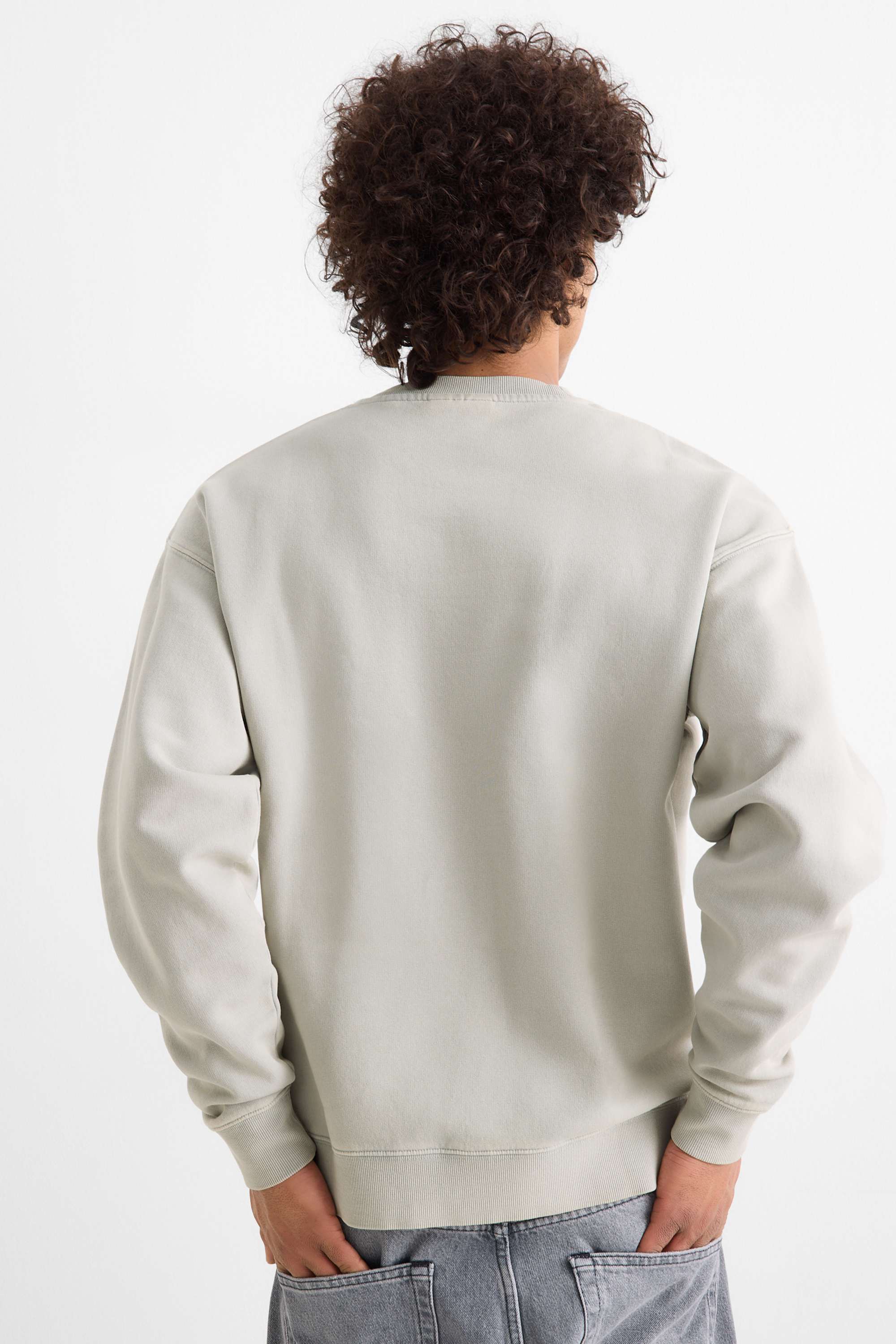 Oversized sweatshirt light gray