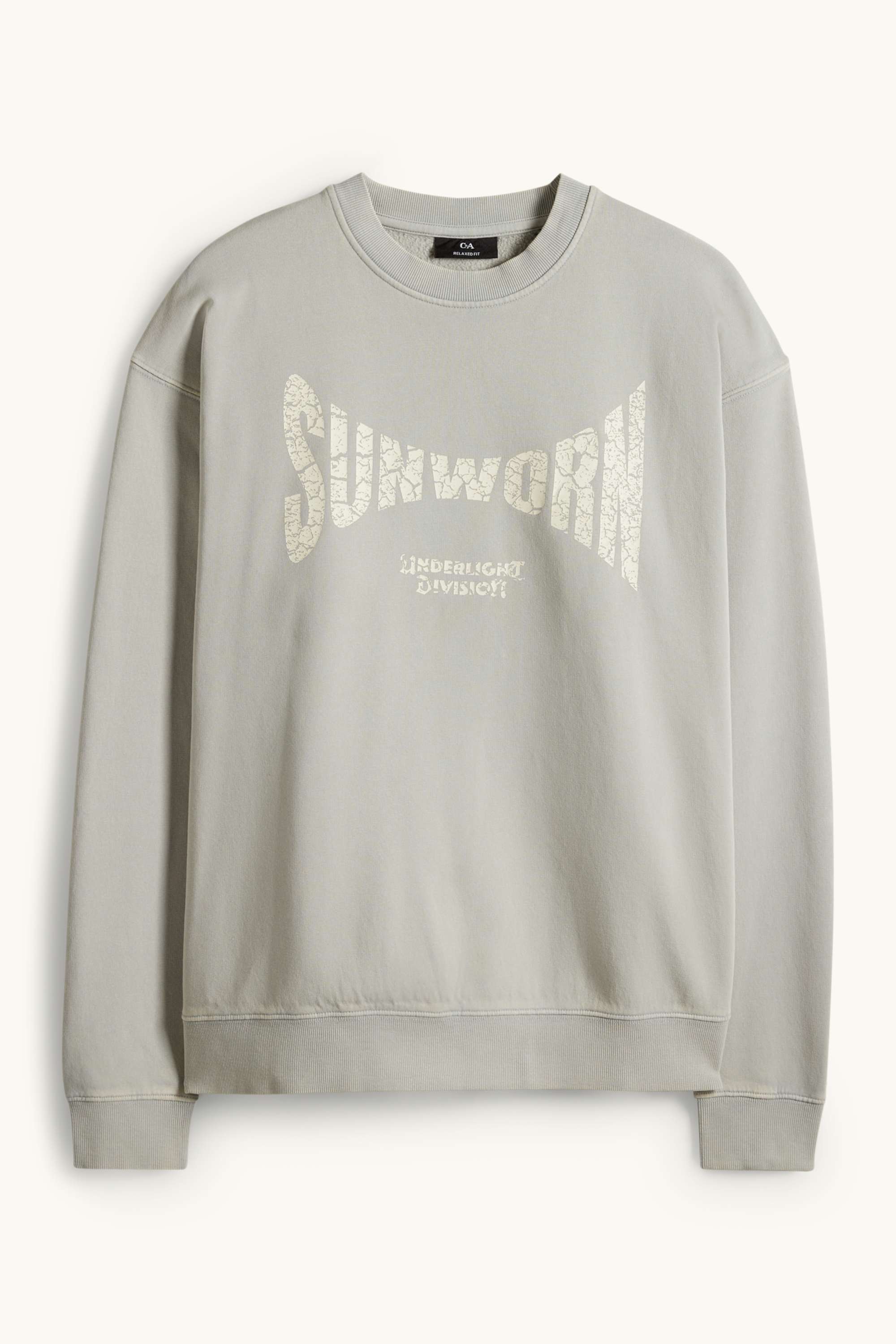 Oversized sweatshirt light gray