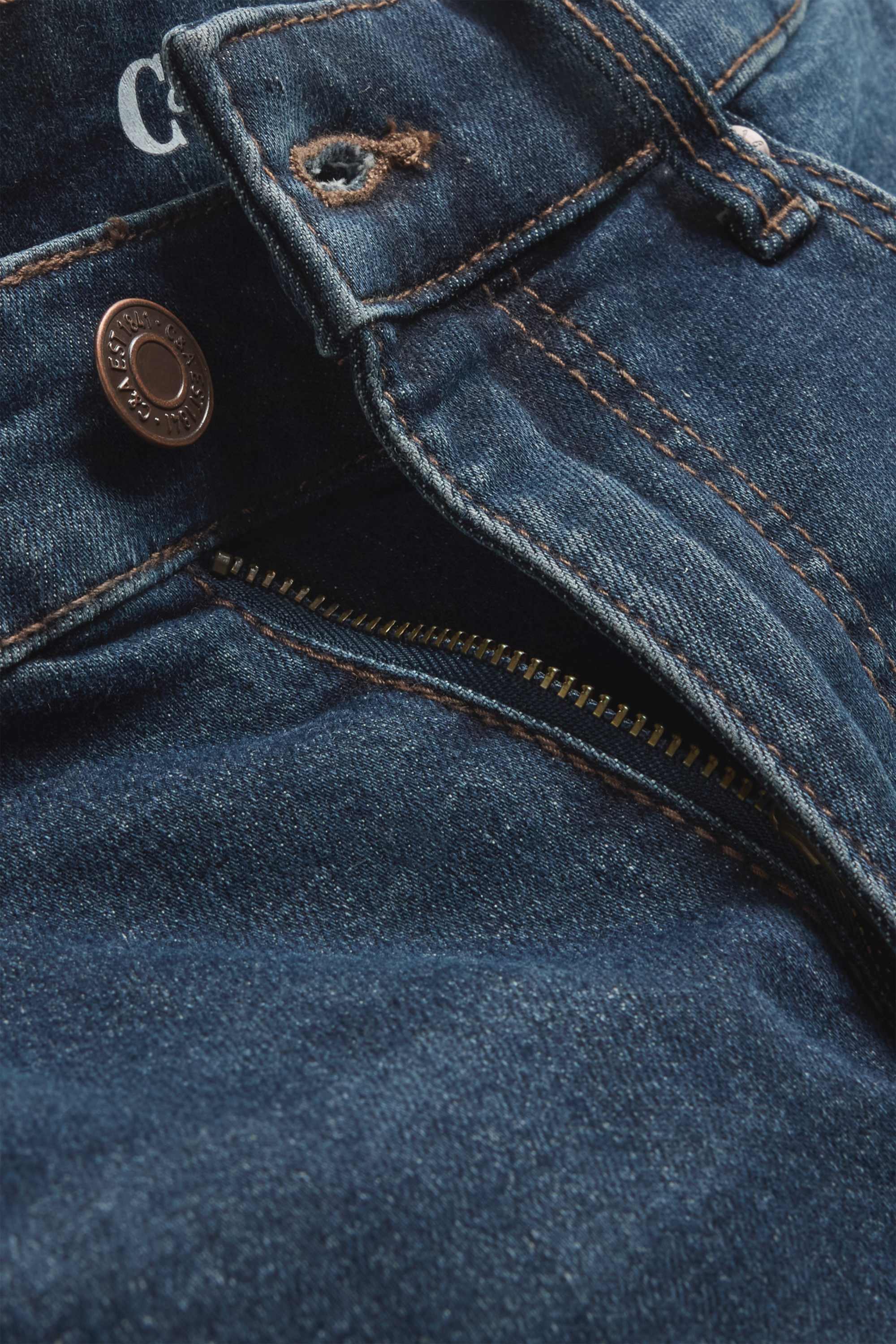 Denim shorts dark blue