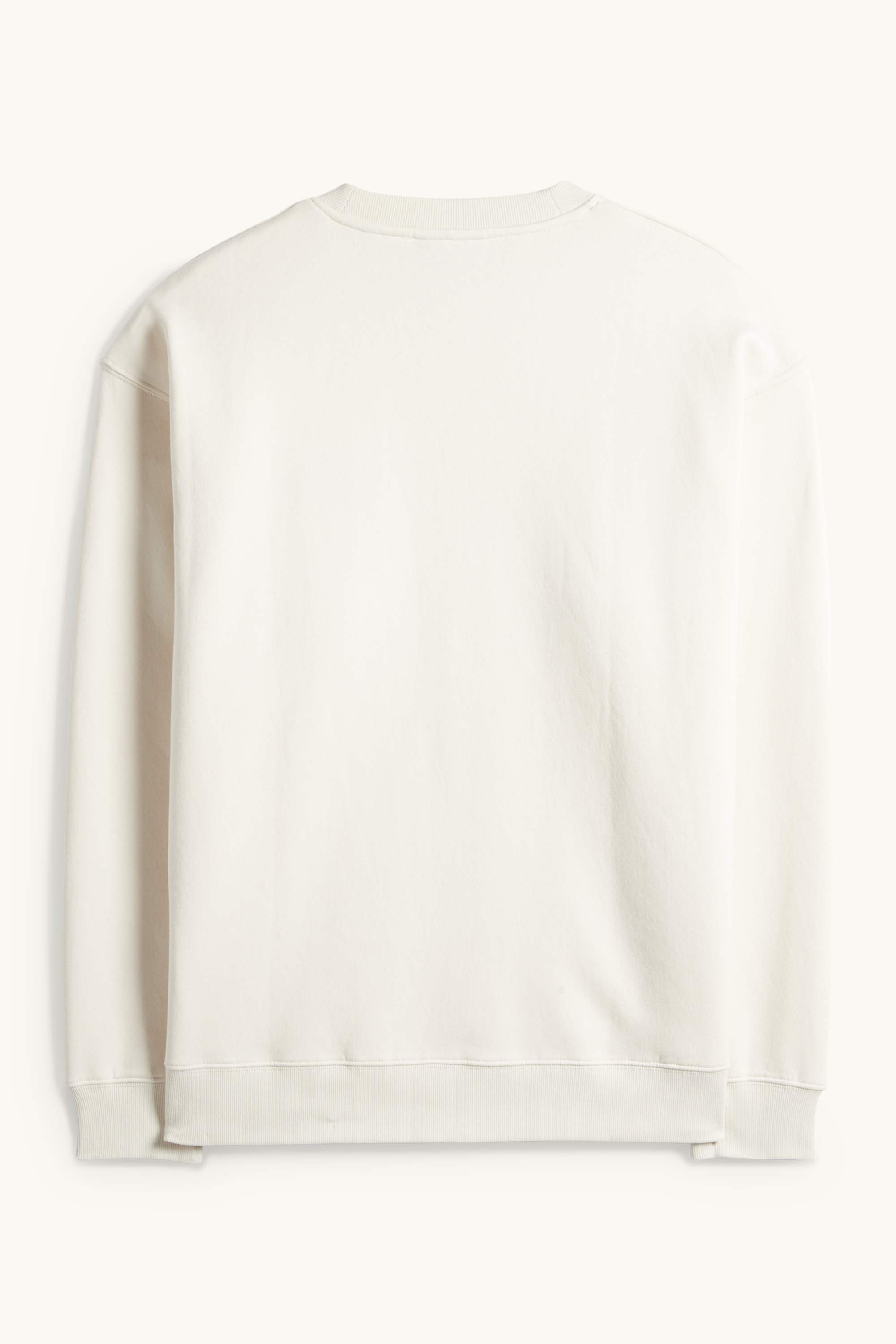 Oversized sweatshirt light beige