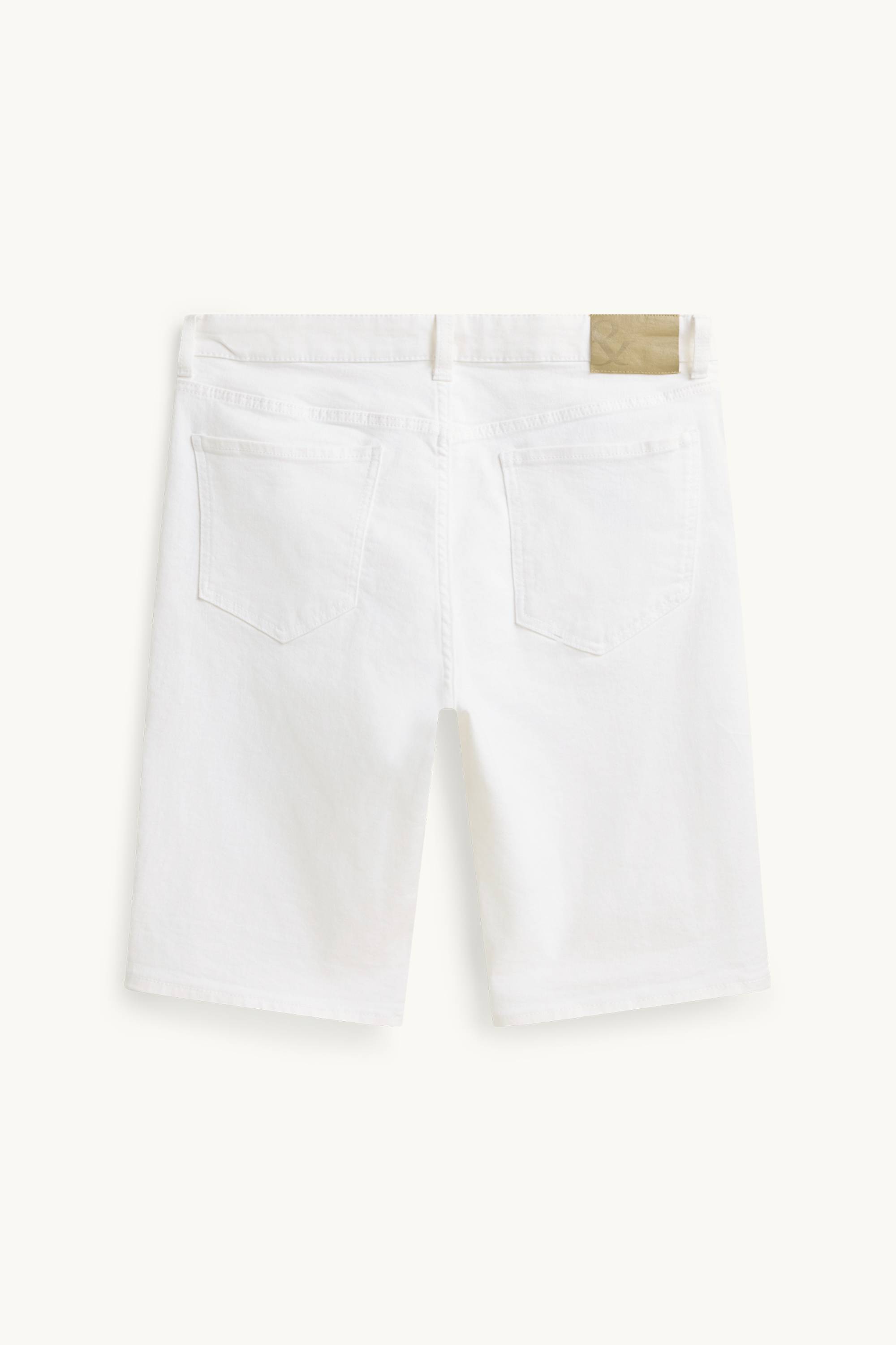 Denim shorts white