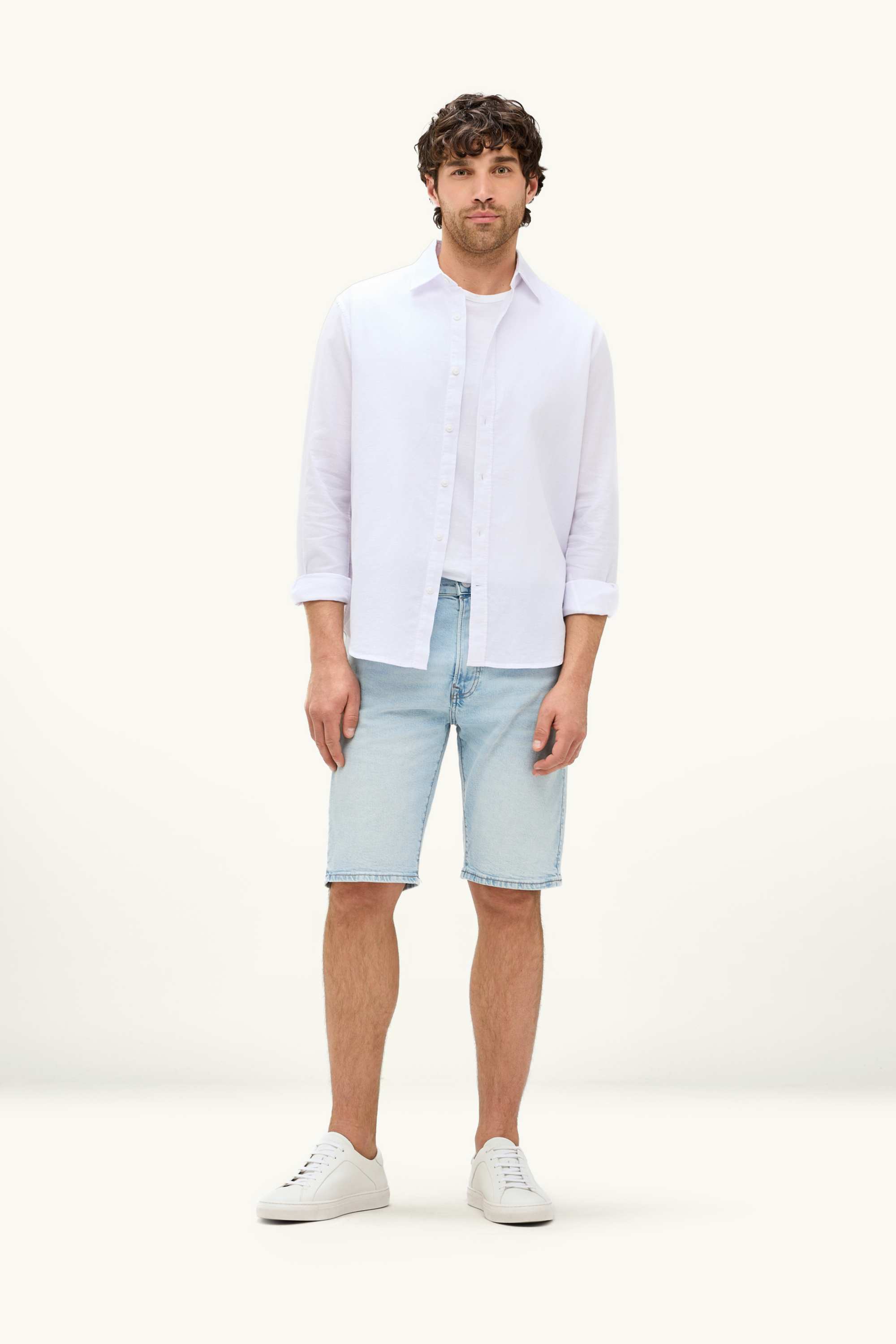 Denim Bermuda shorts denim-light blue