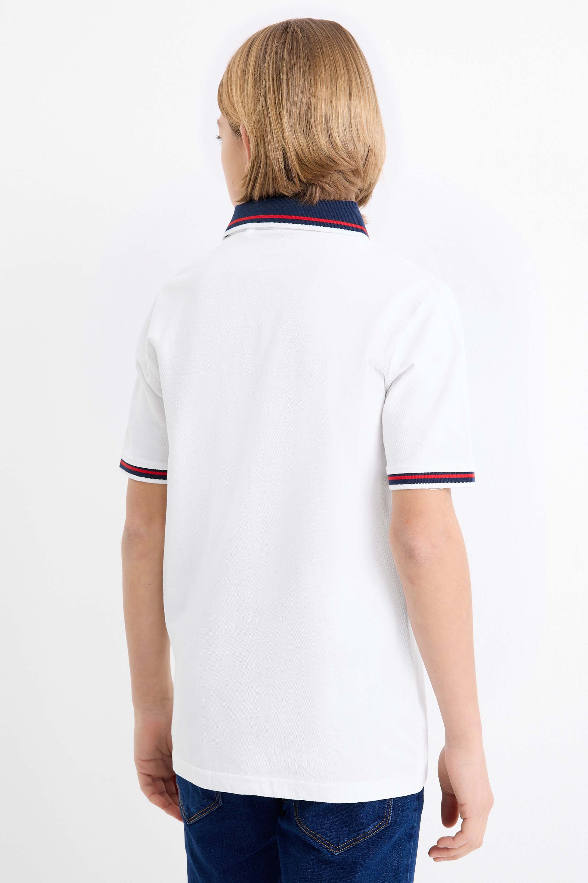Polo shirt white
