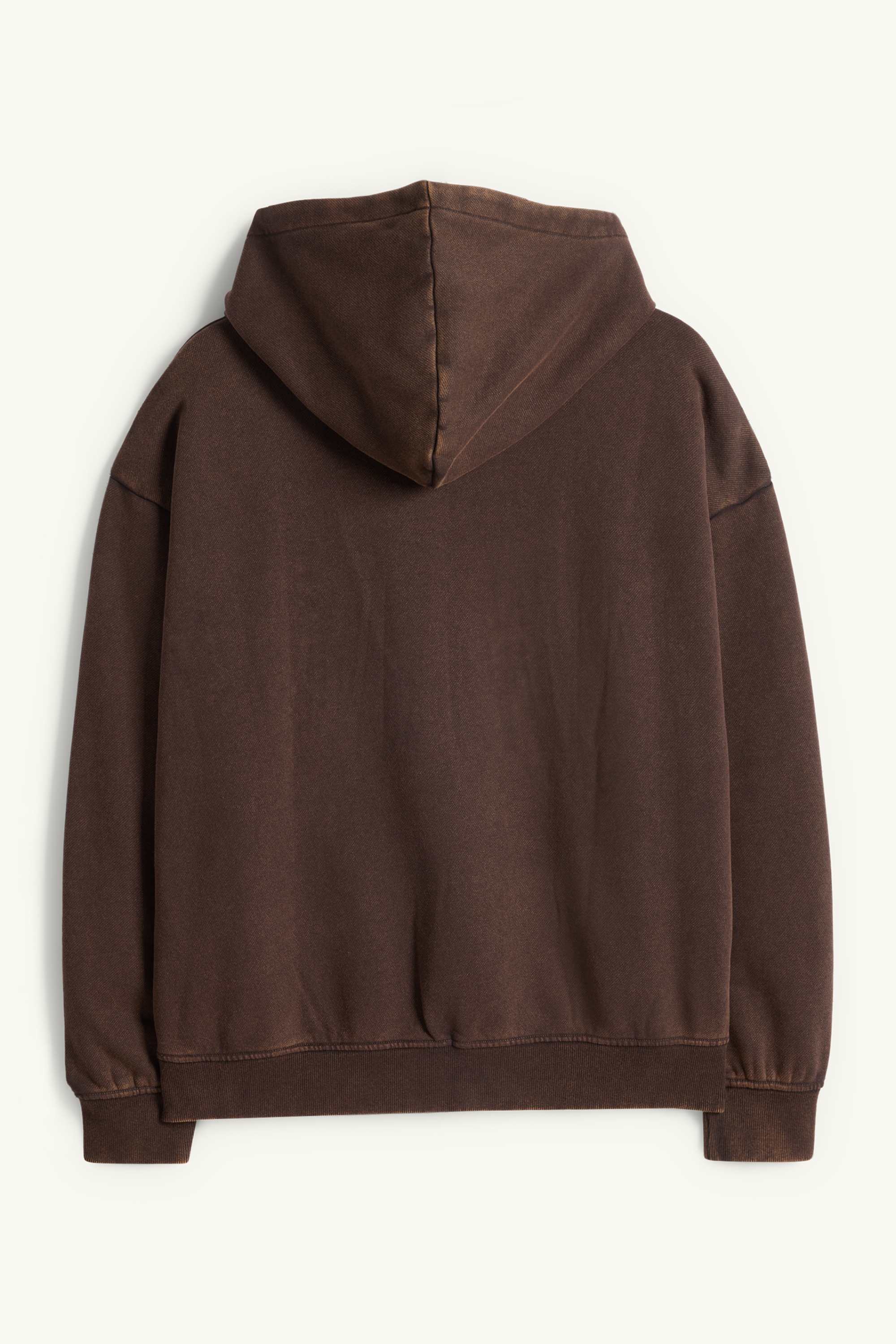 Oversized hoodie dark brown
