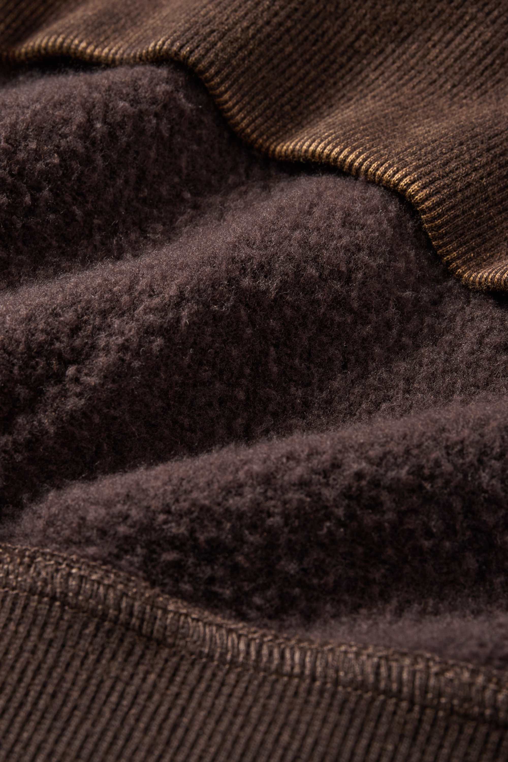 Oversized hoodie dark brown