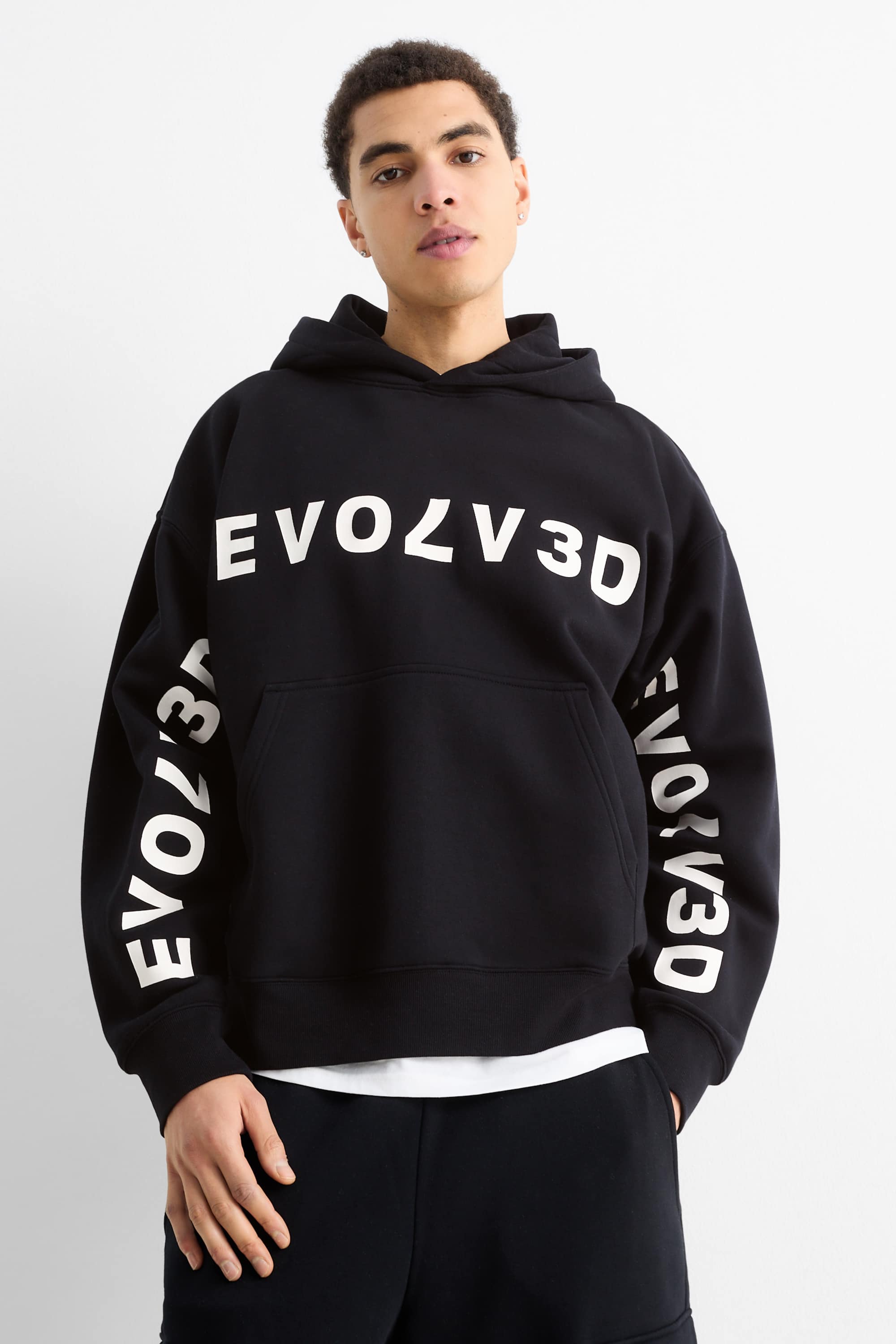 Oversized hoodie black