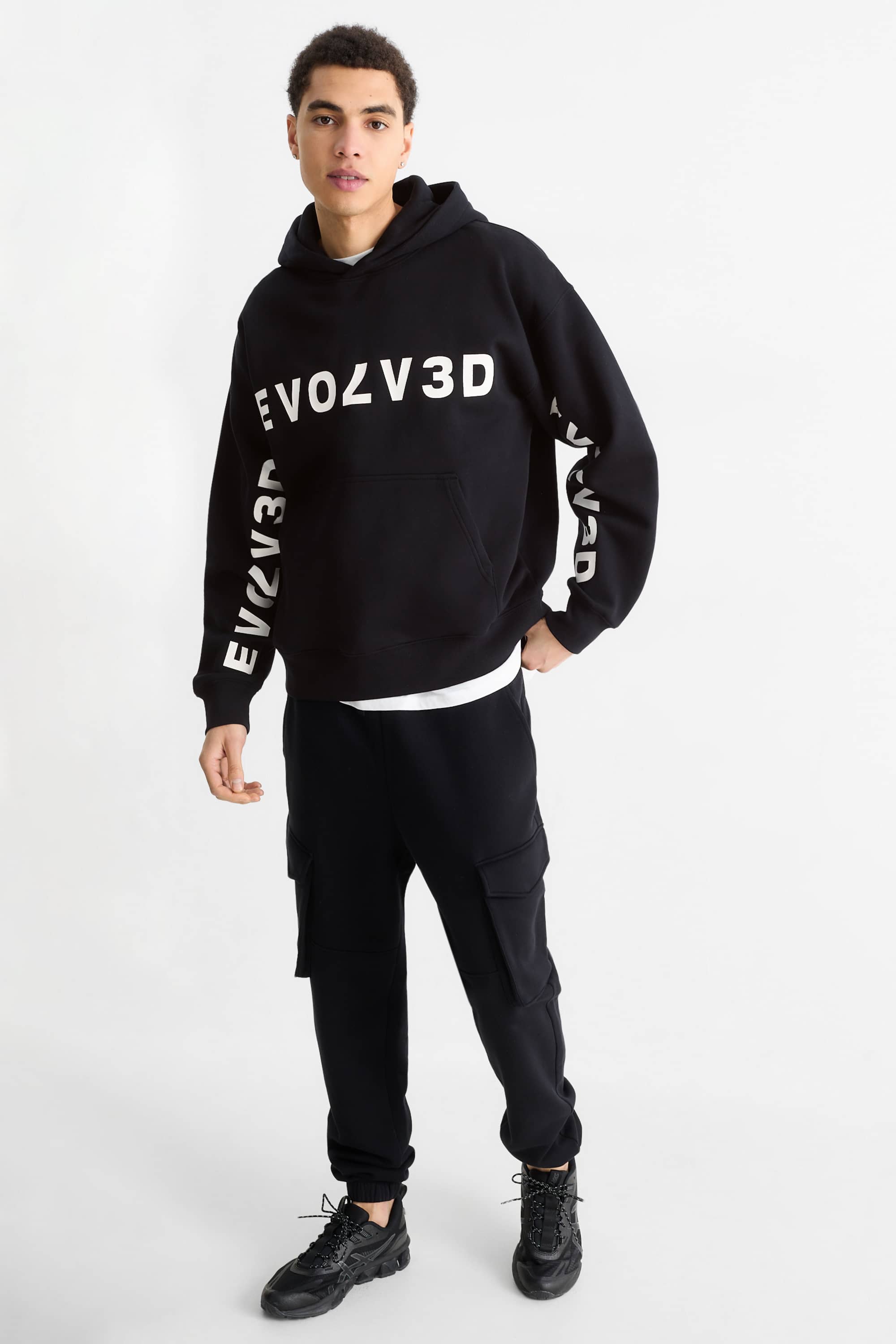 Oversized hoodie black