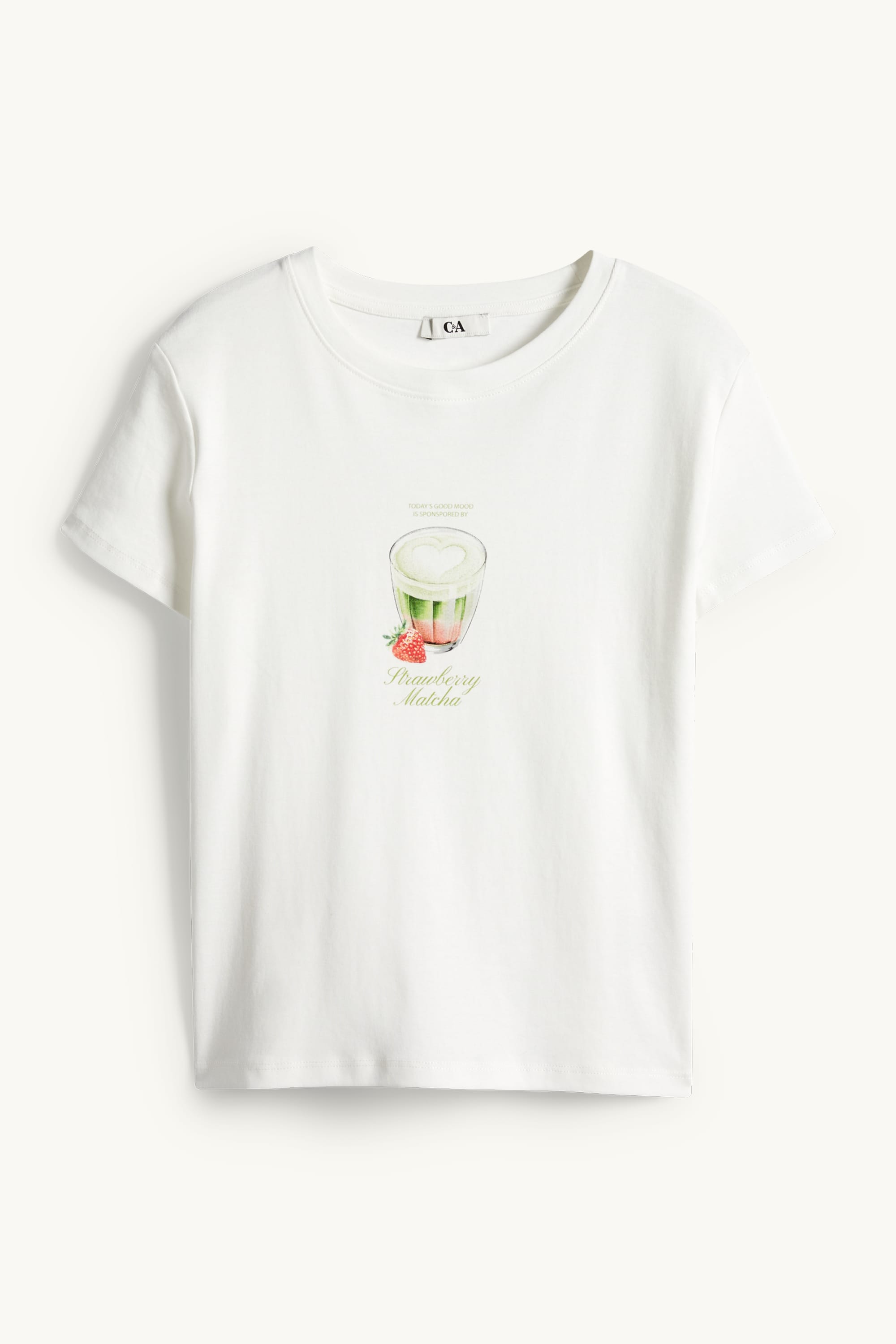 T-shirt - slim fit white