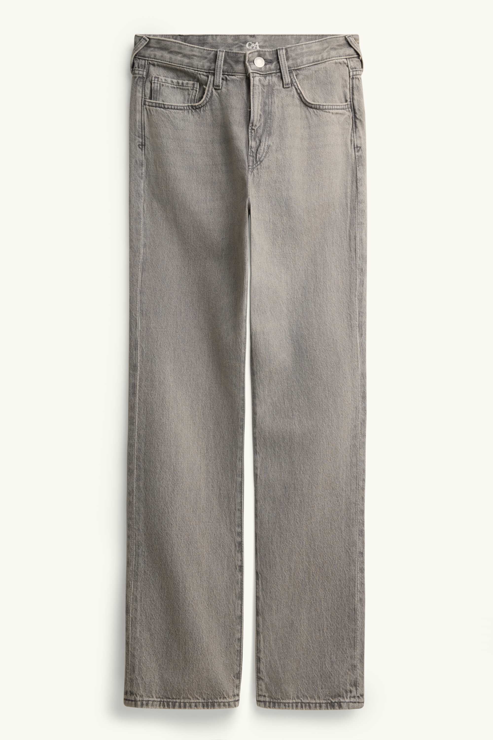 Straight jeans light gray