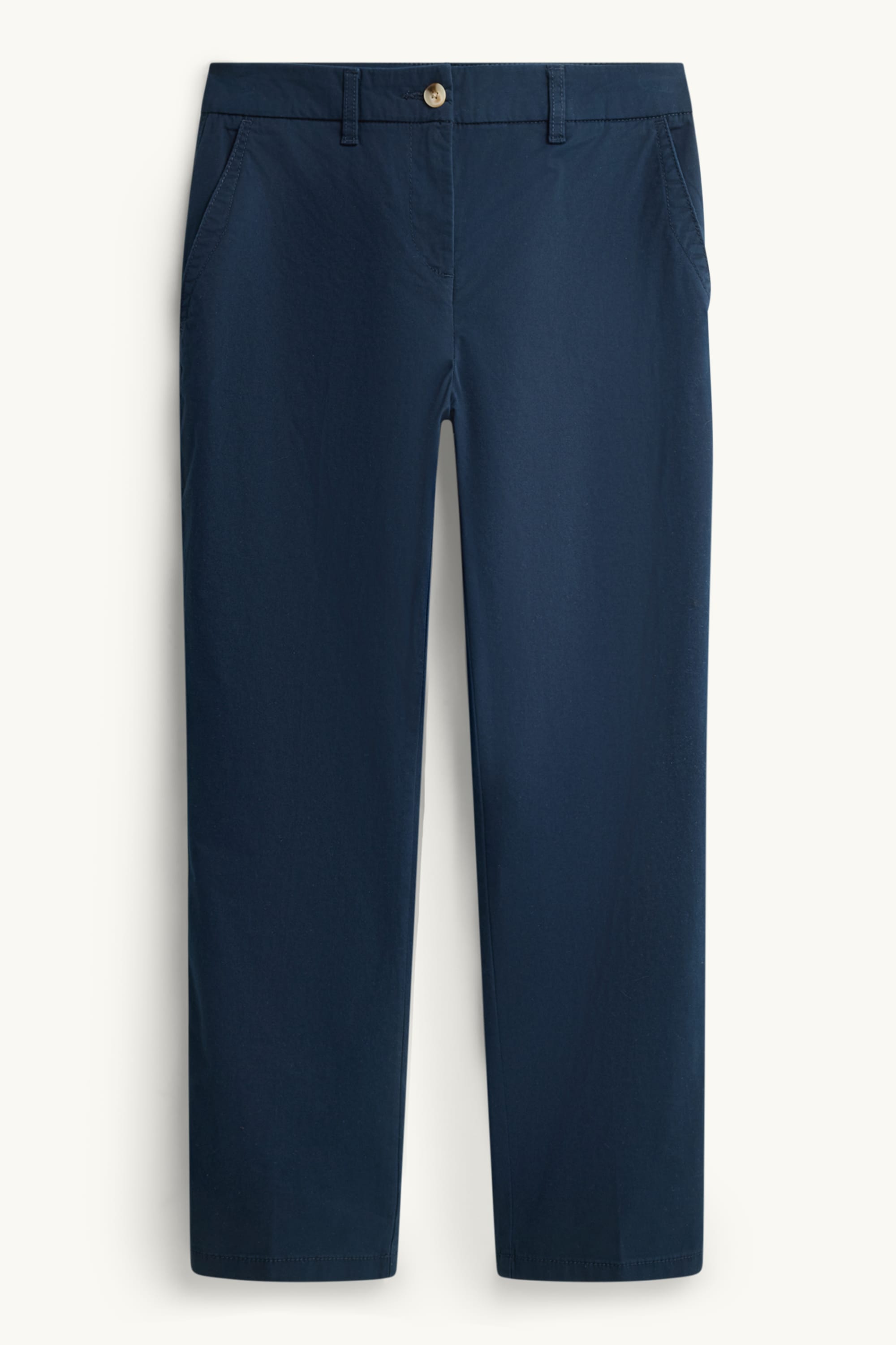 Cloth trousers - mid-rise waist - tapered fit dark blue