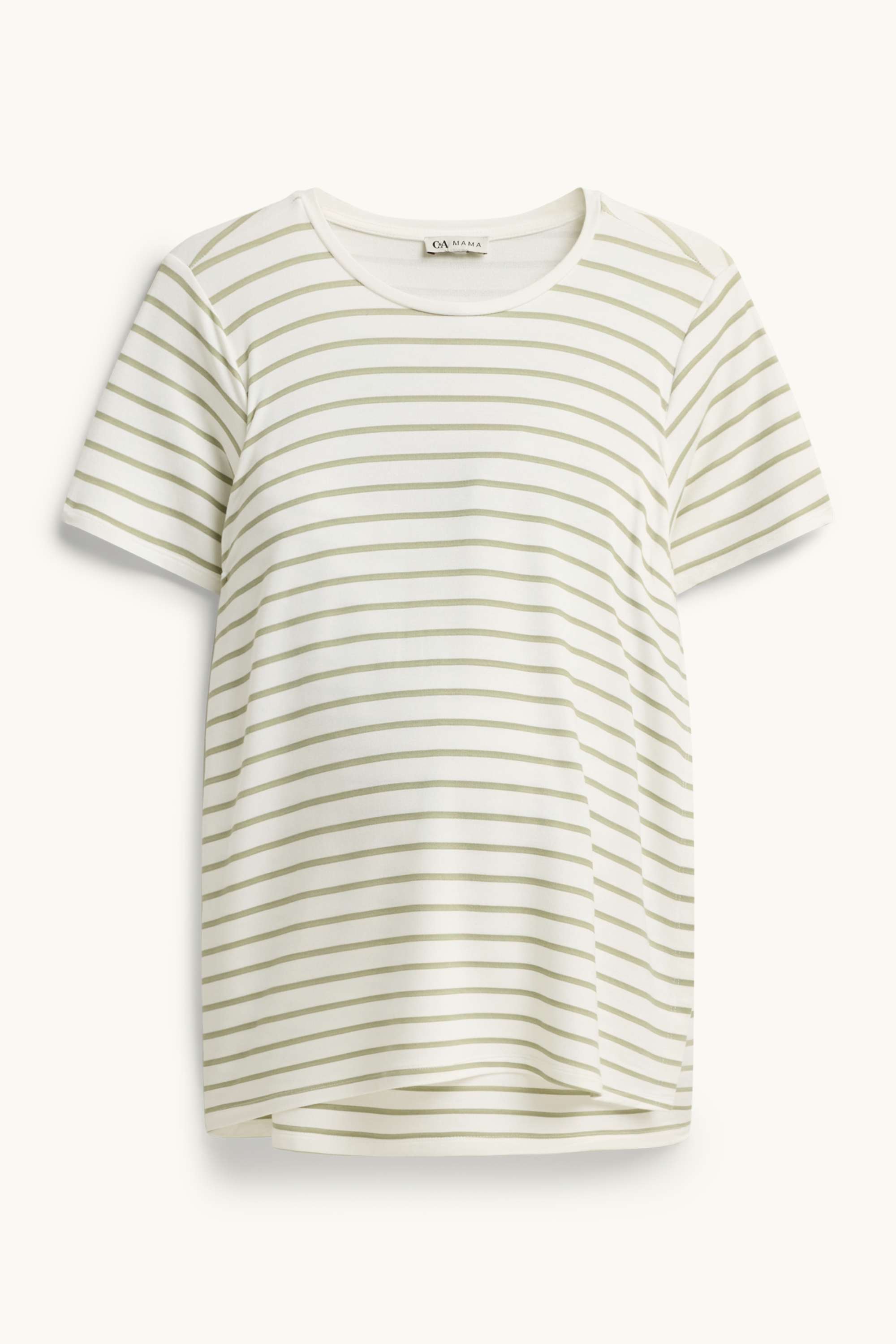 Nursing T-shirt - striped white