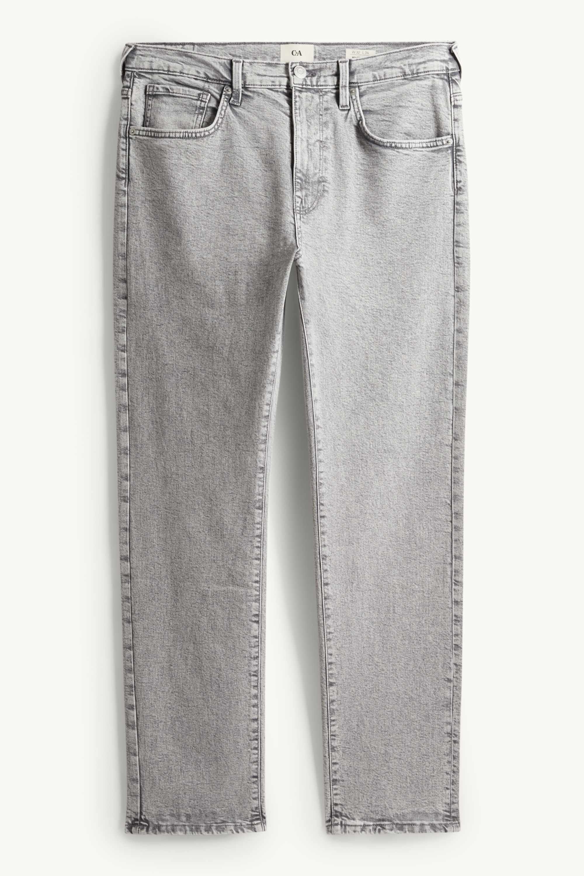 Straight jeans denim-light gray