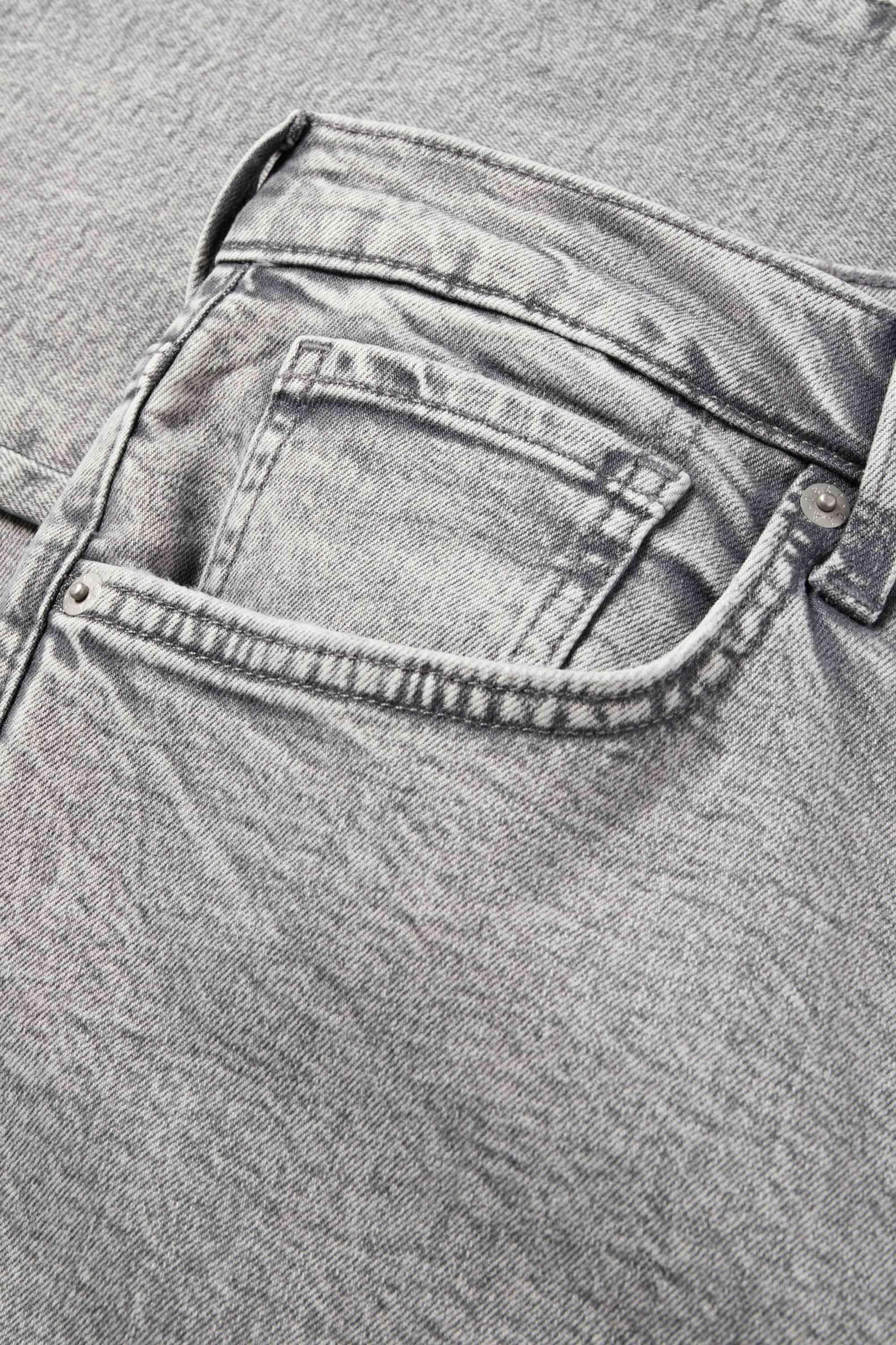 Straight jeans denim-light gray