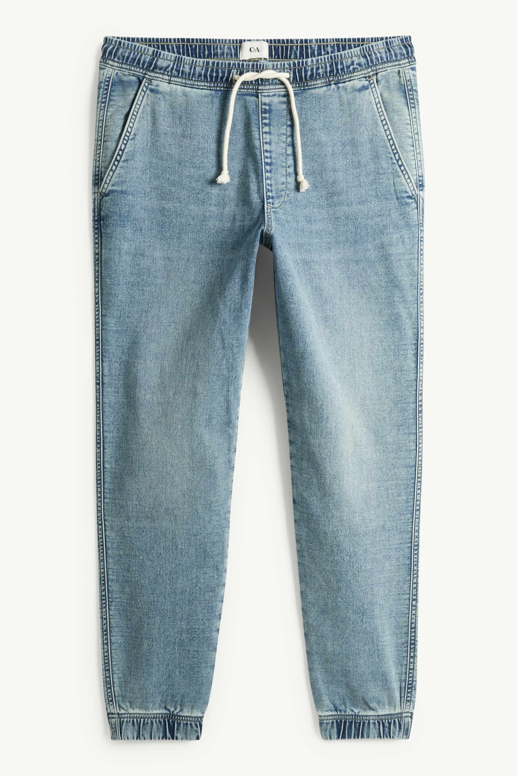 Denim joggers - LYCRA® denim-light blue