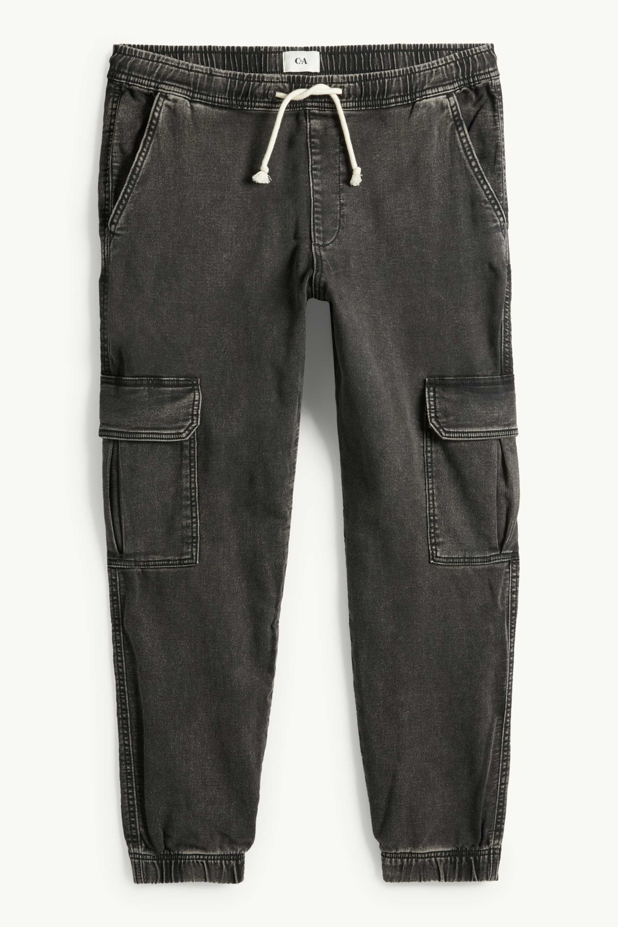 Cargo jeans - LYCRA® denim-dark gray