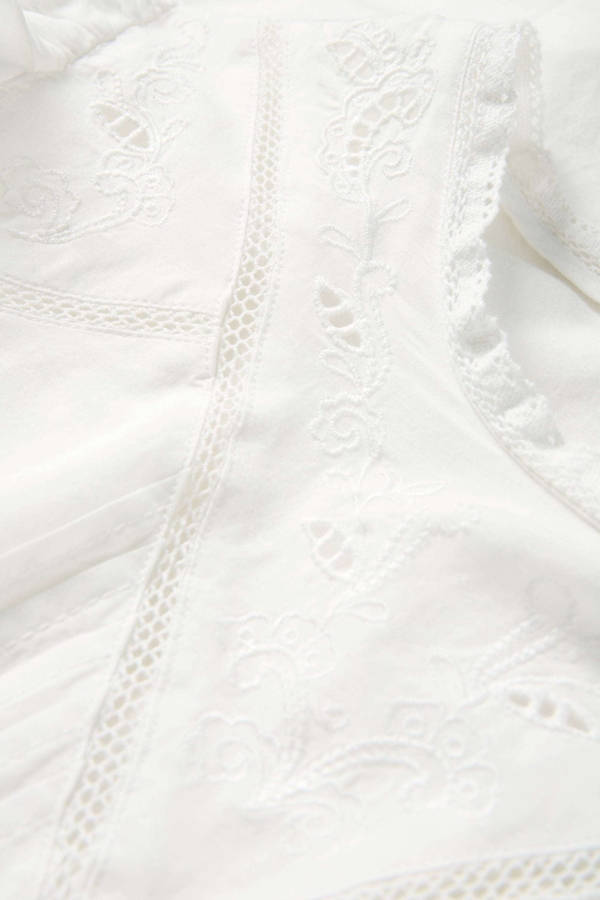 Blouse - broderie anglaise white