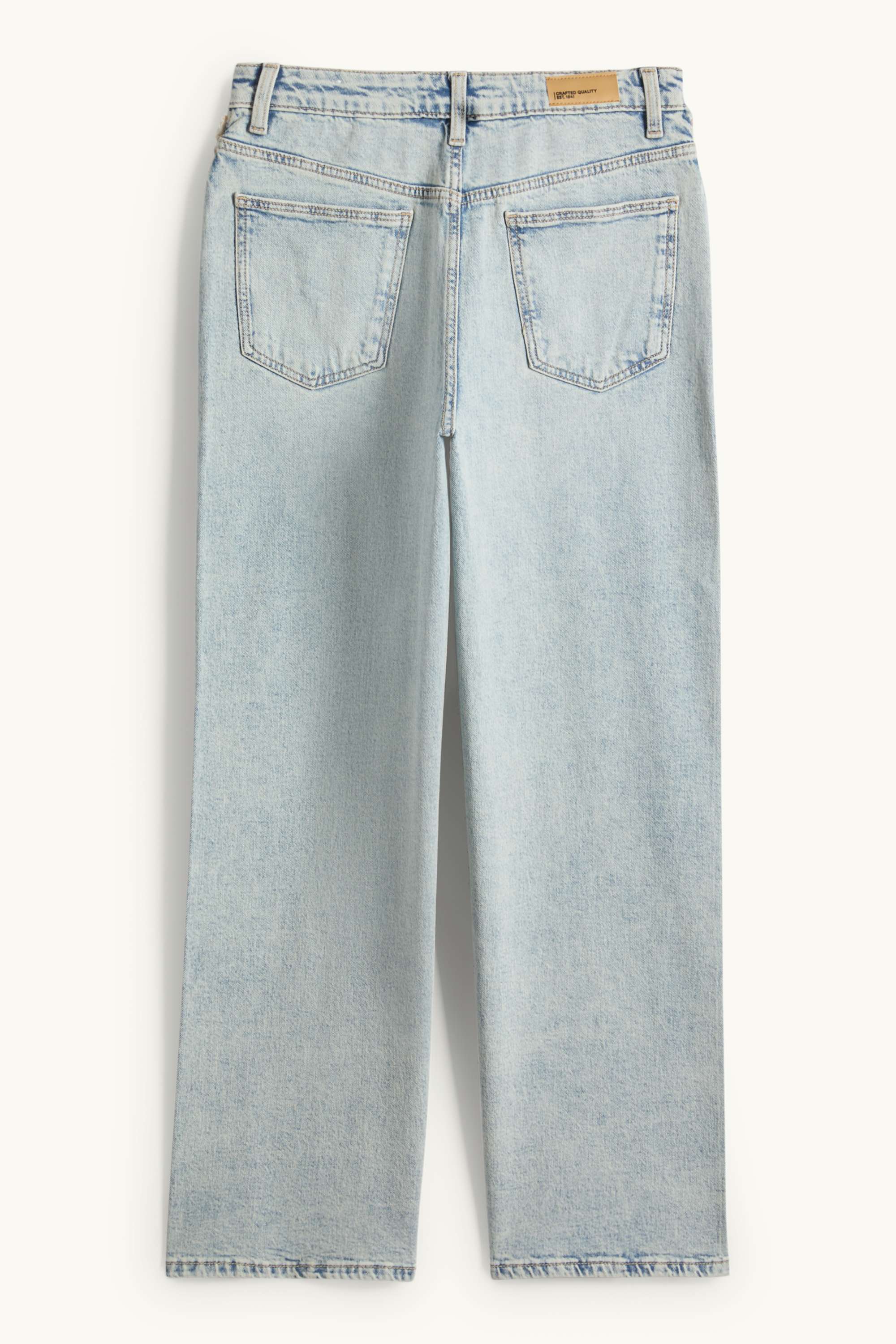 Wide leg jeans denim-light gray