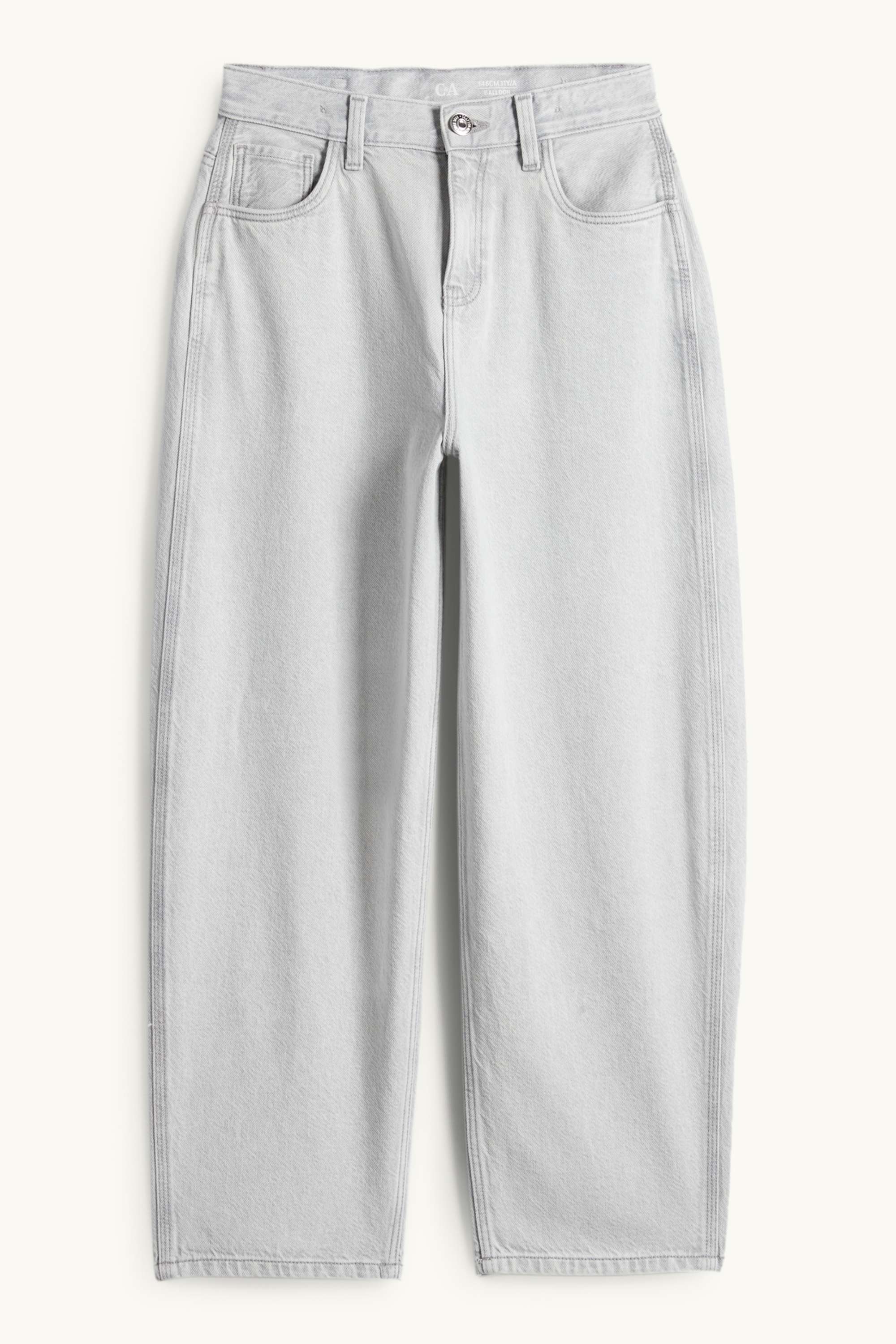 Relaxed jeans denim-light gray