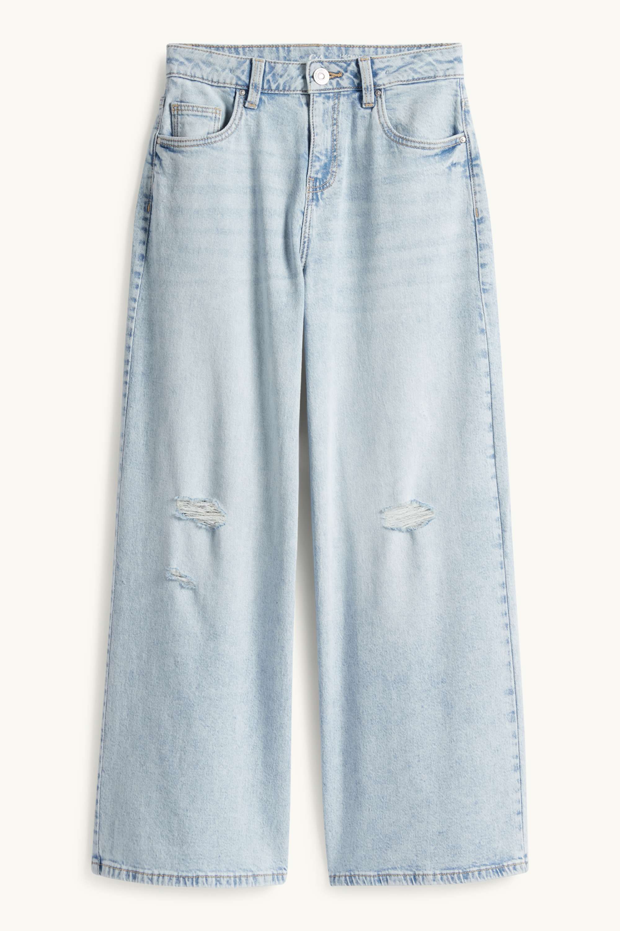 Wide leg jeans denim-light blue