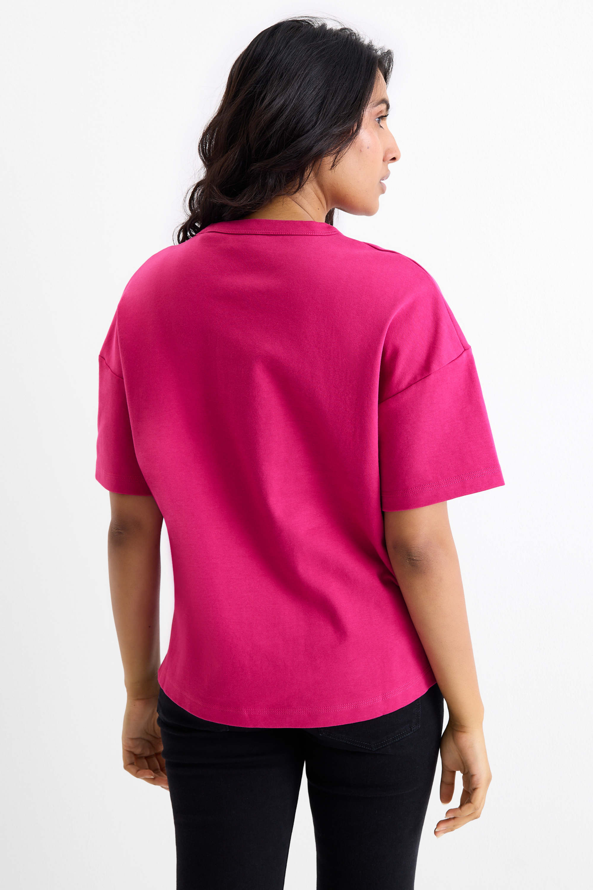 T-shirt - oversized - Mickey Mouse pink