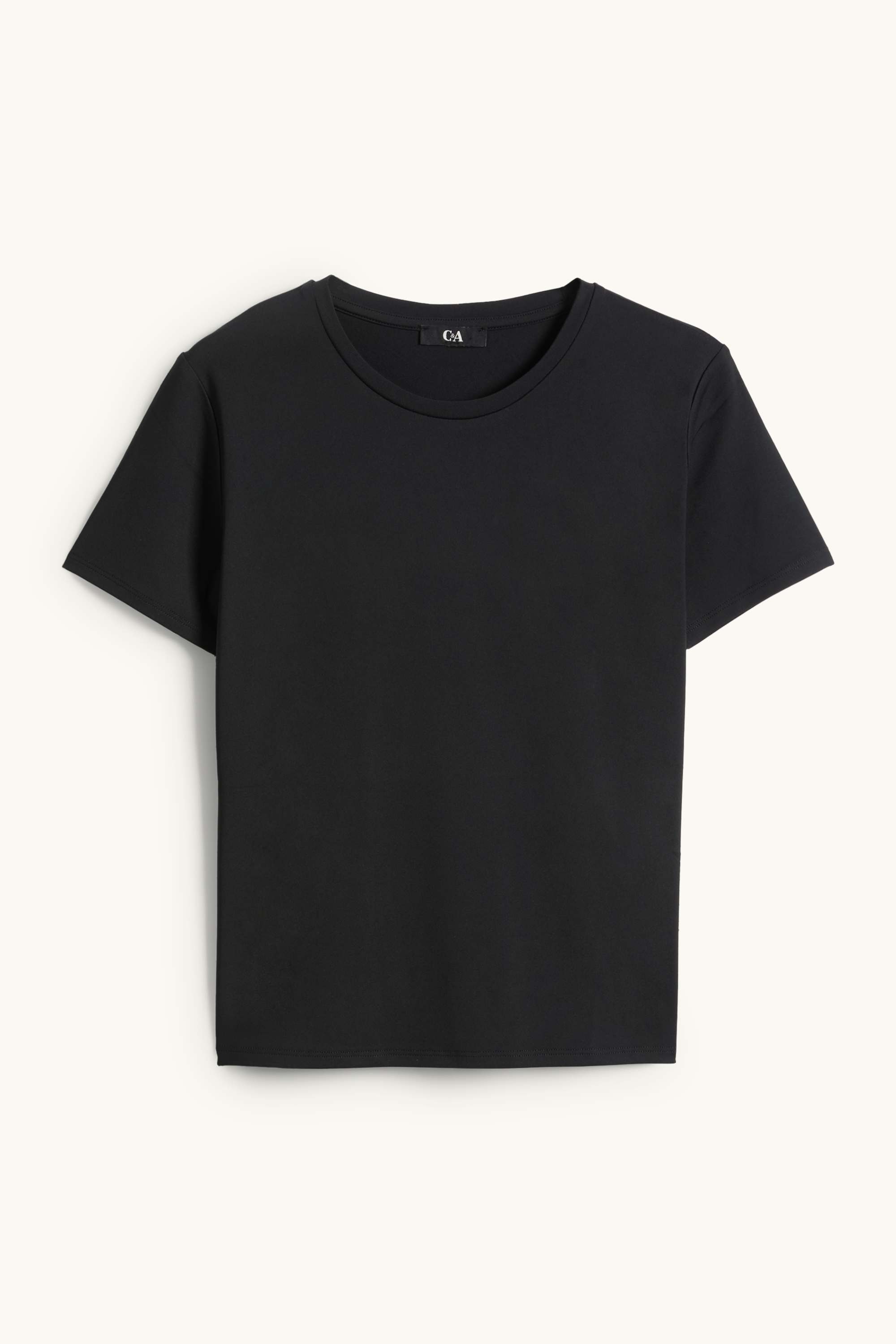 T-shirt - slim fit black