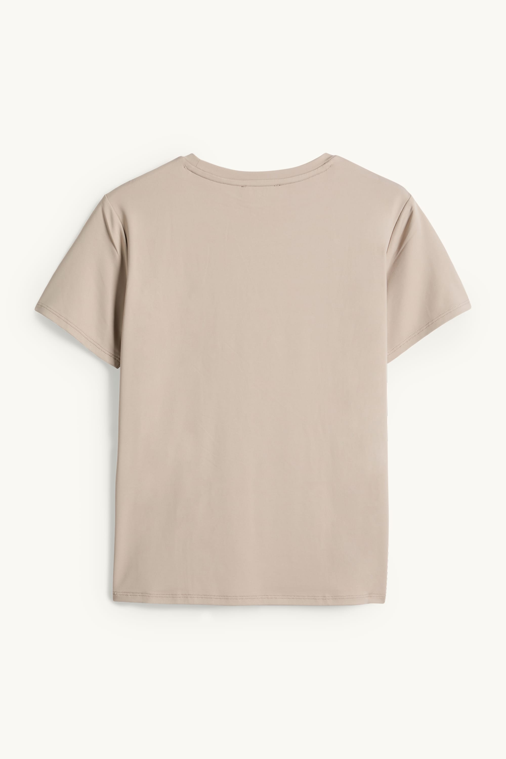 T-shirt - slim fit taupe