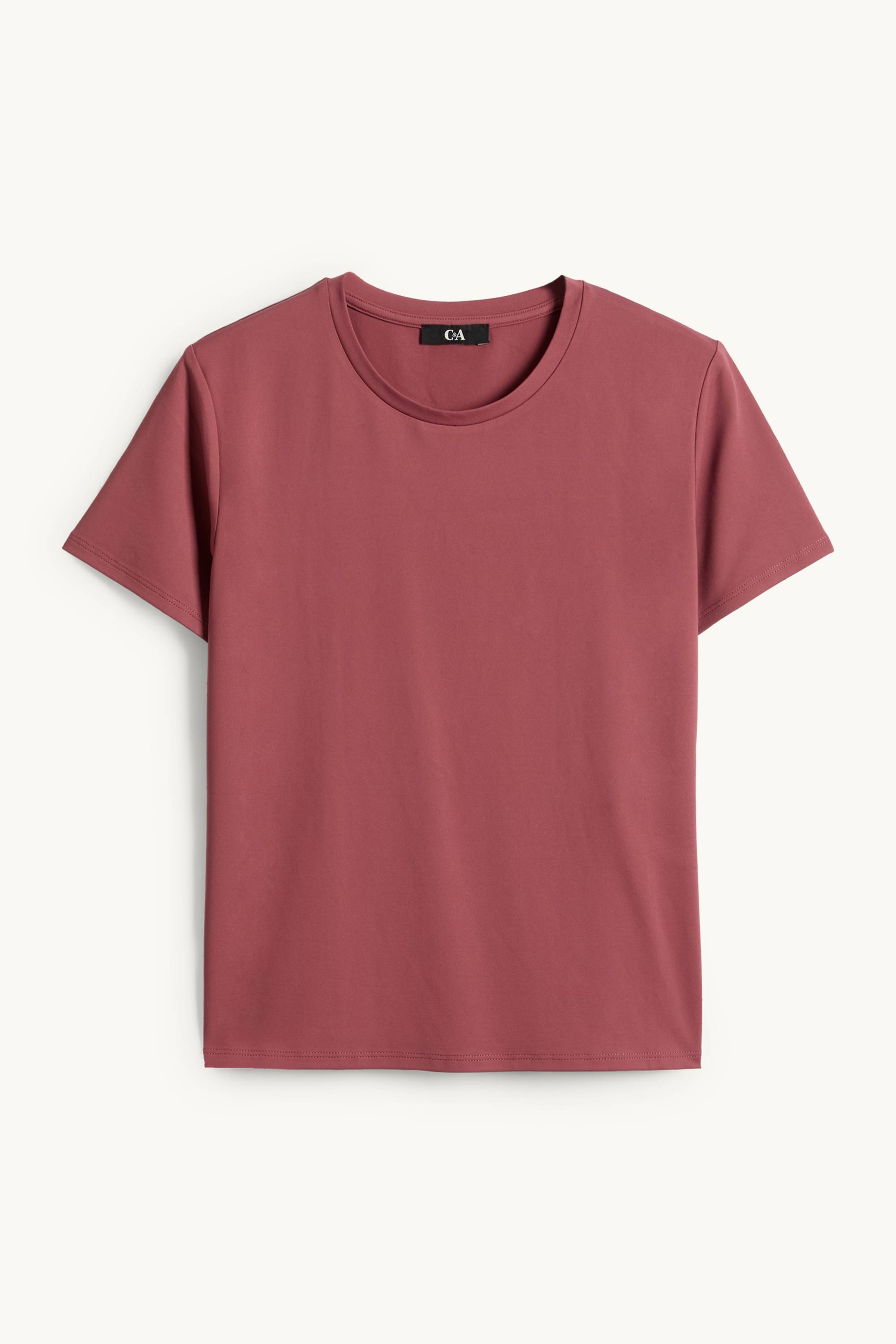 T-shirt - slim fit dark red