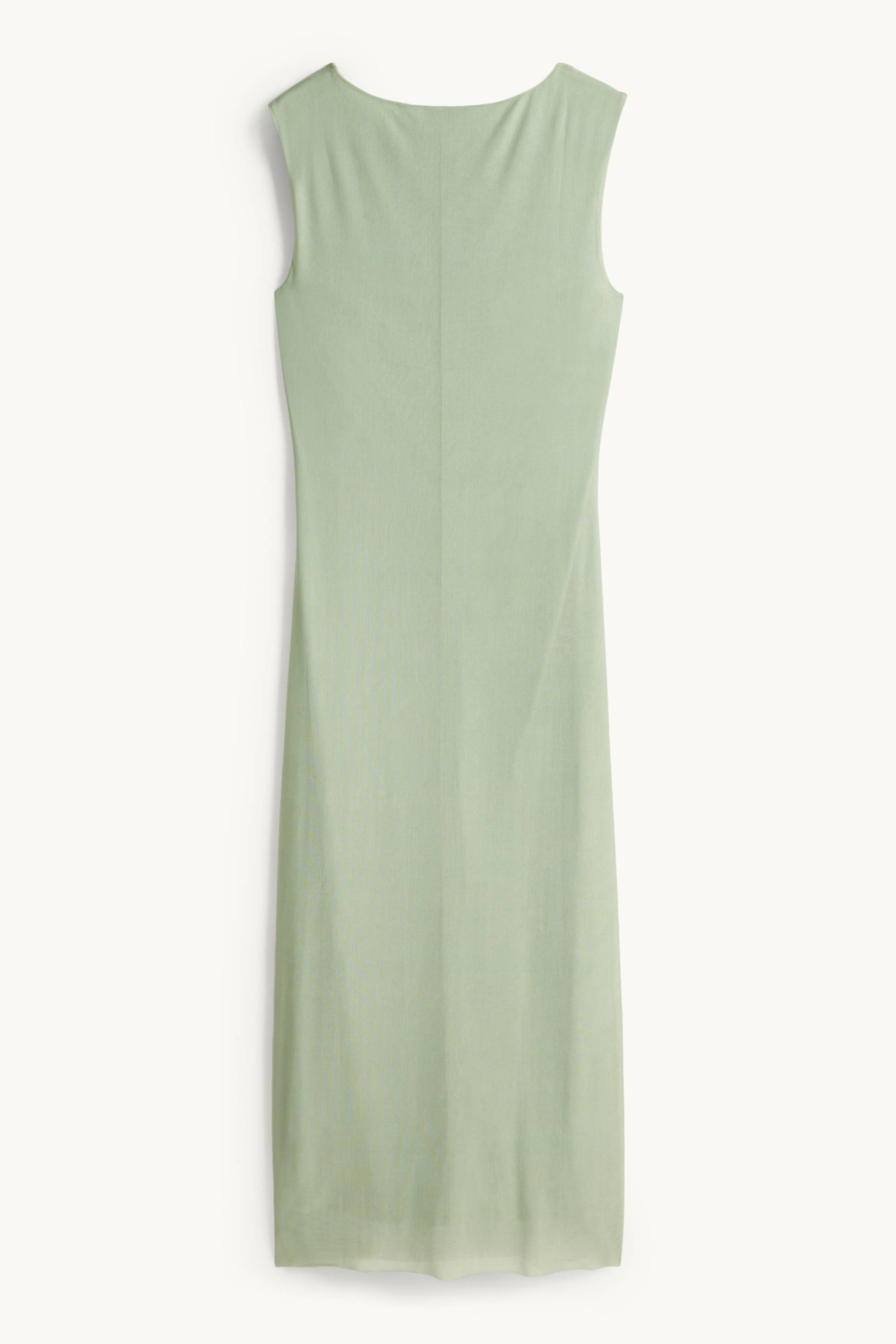 Mesh dress - floral light green