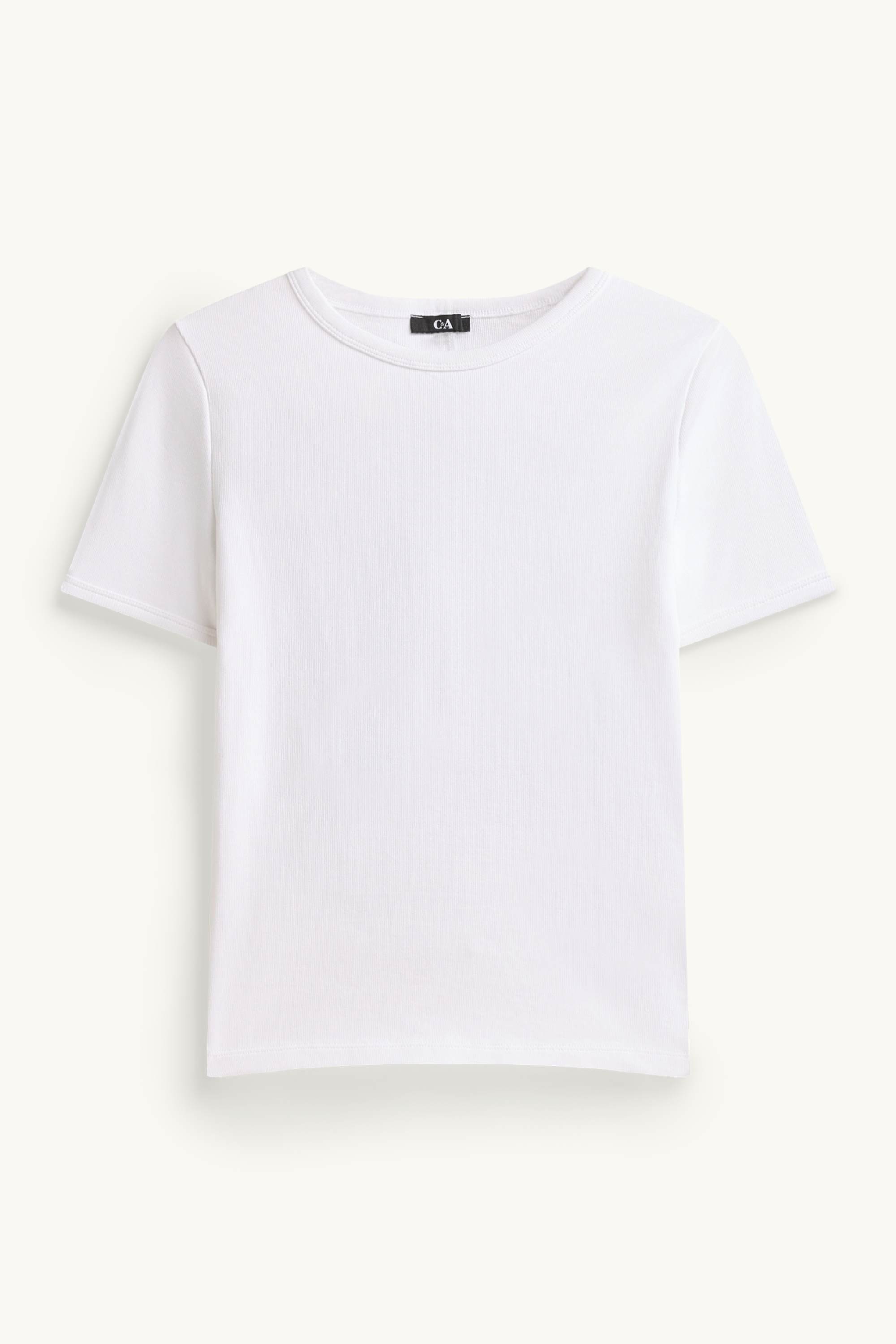 T-shirt - slim fit white