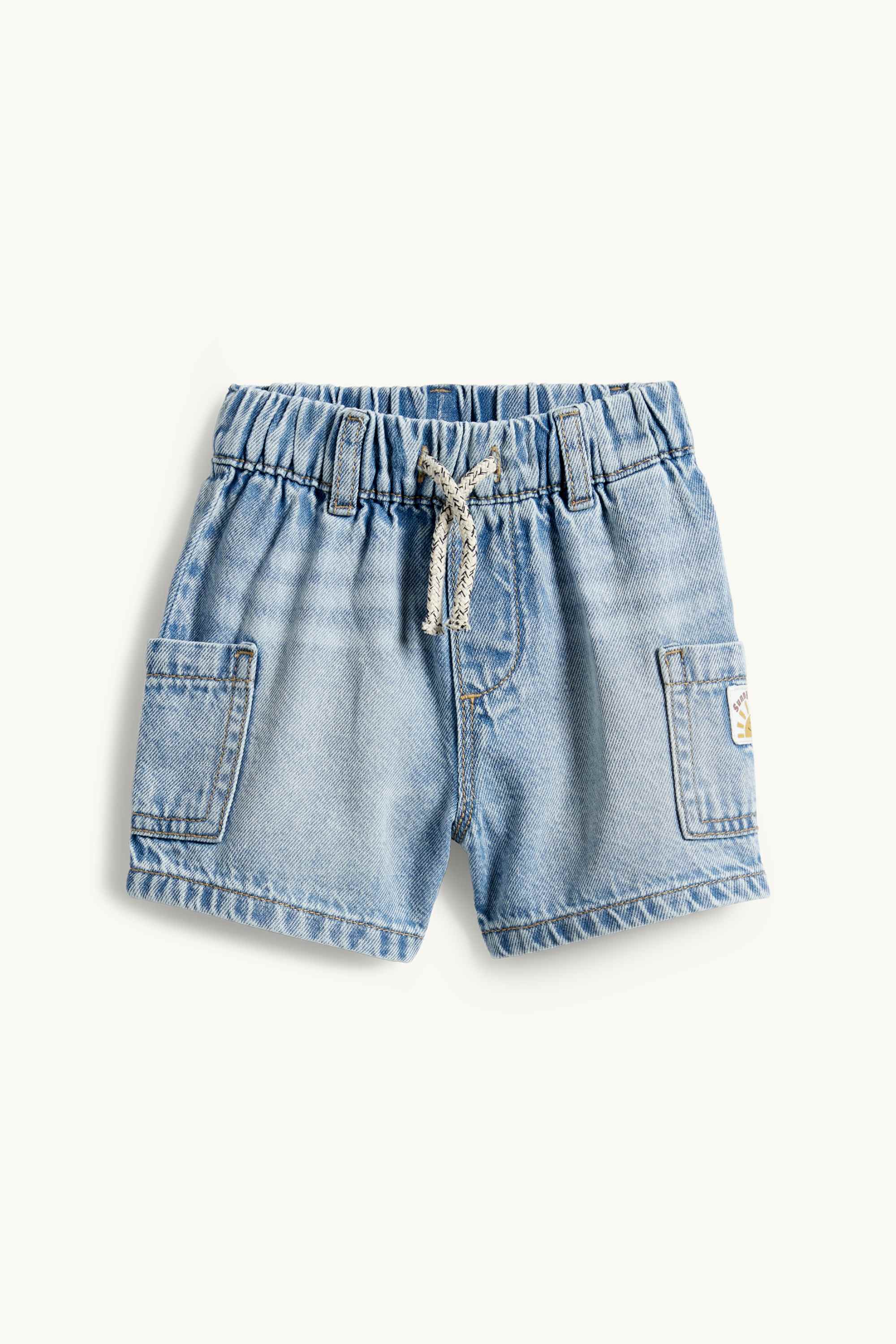 Sun - denim baby shorts denim-light blue