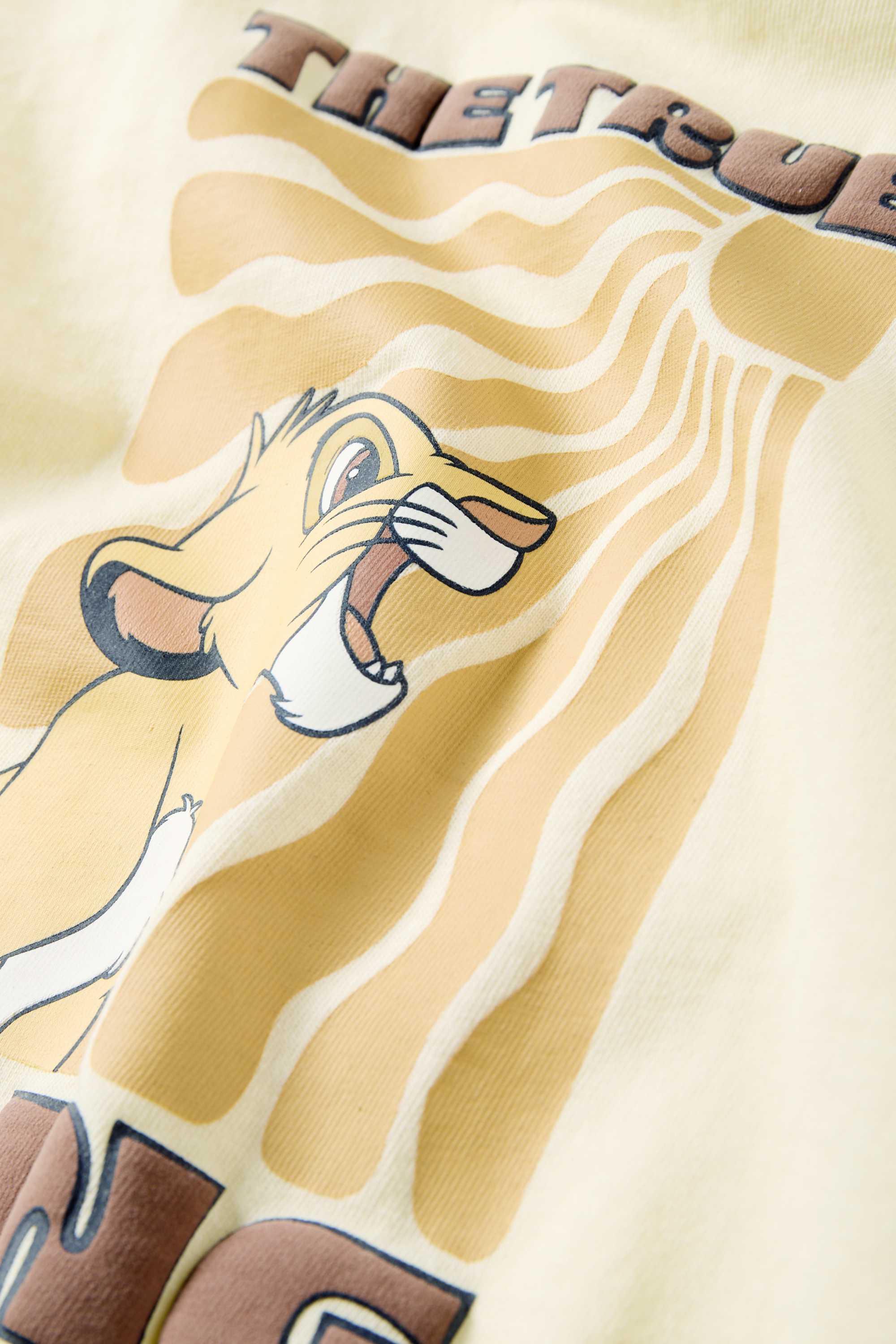 The Lion King - baby short sleeve T-shirt light yellow