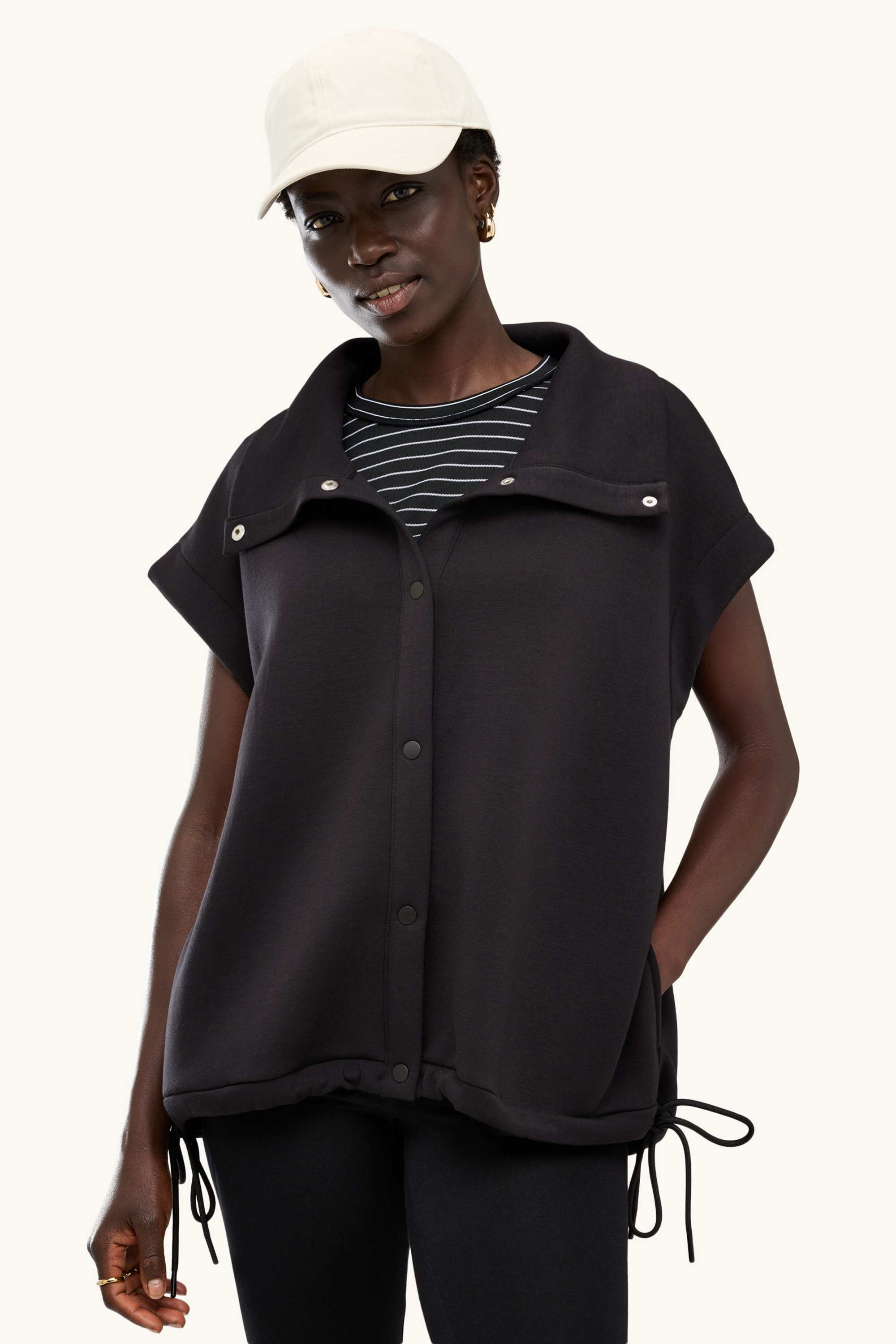Sweat gilet black