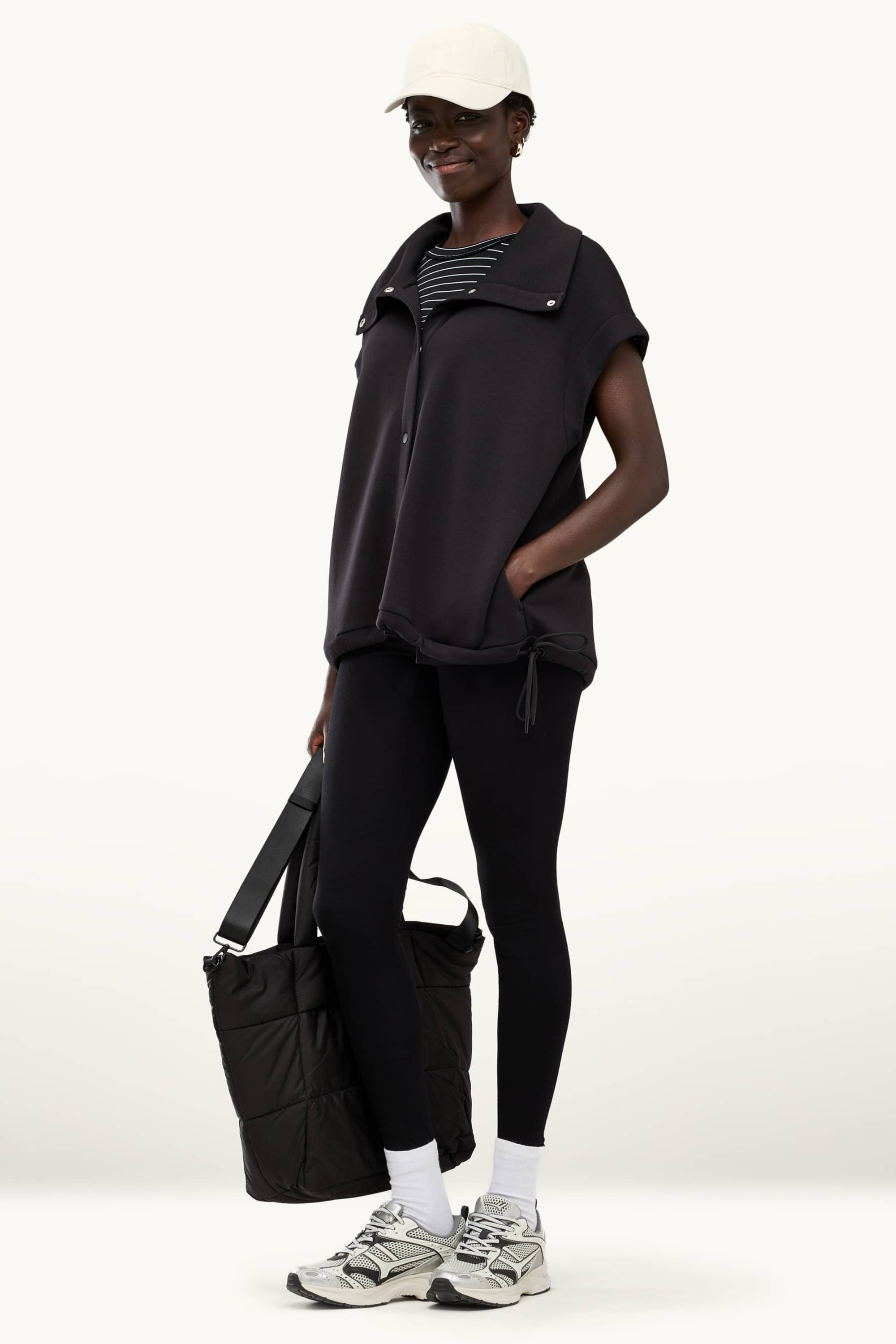 Sweat gilet black