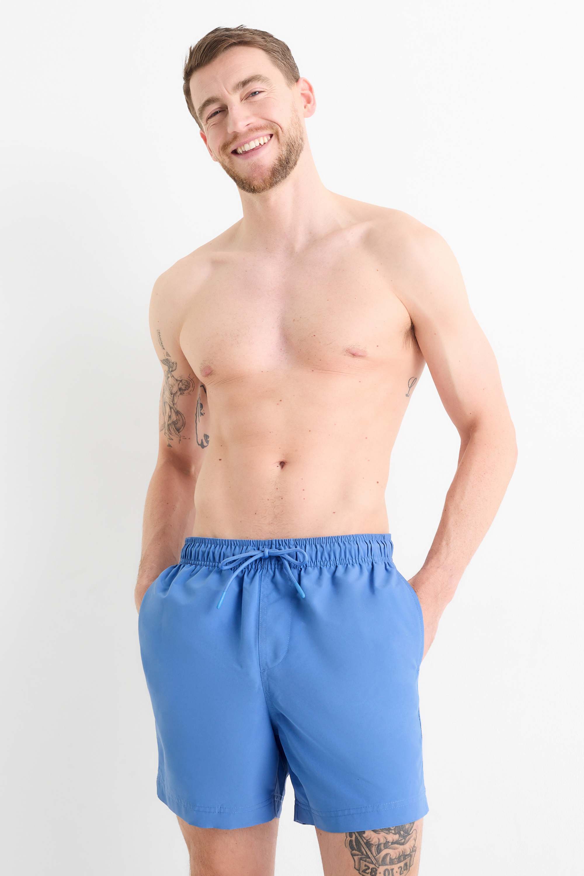 Swim shorts blue
