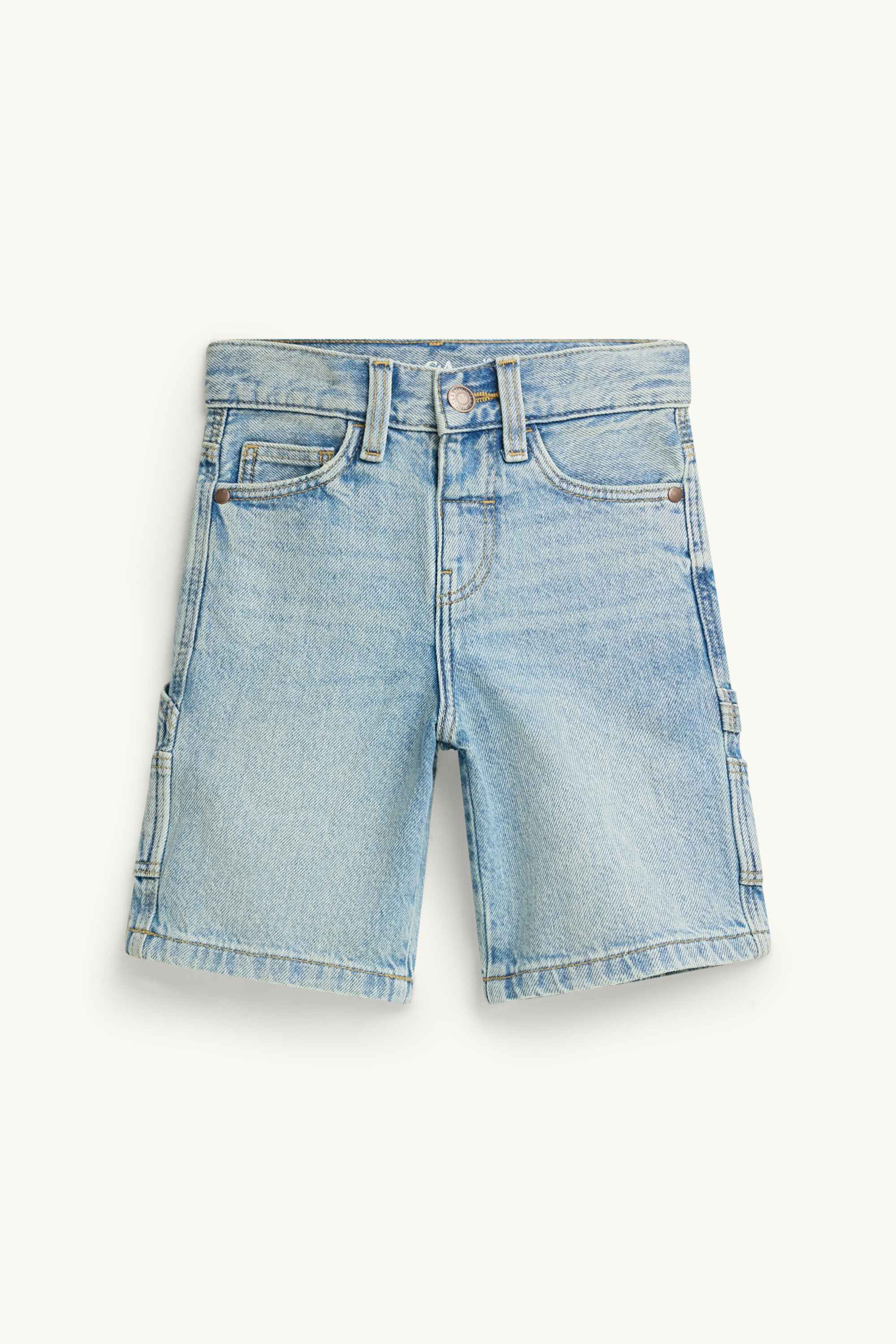 Denim Bermuda shorts light blue