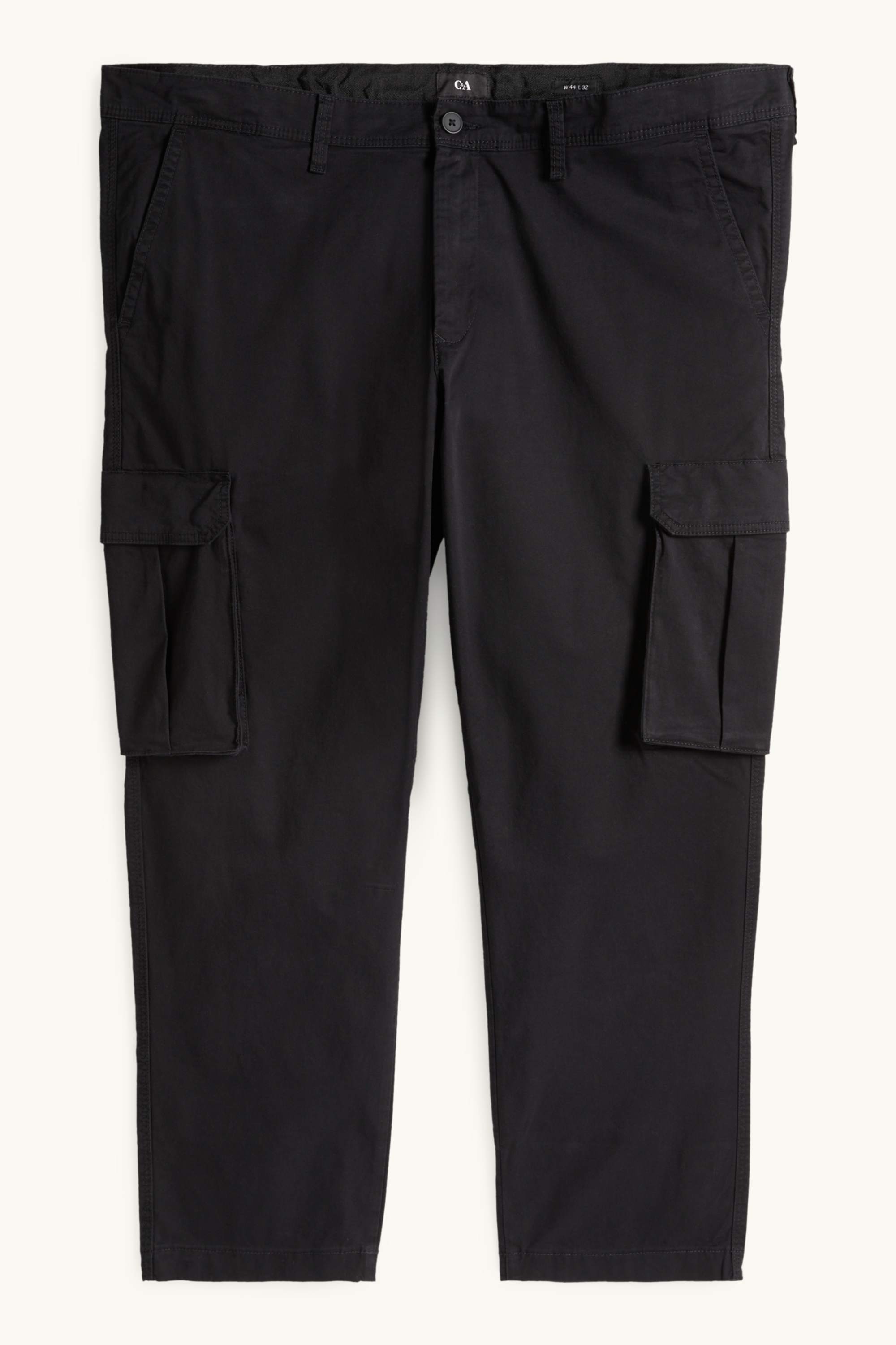 Cargo trousers - tapered fit black